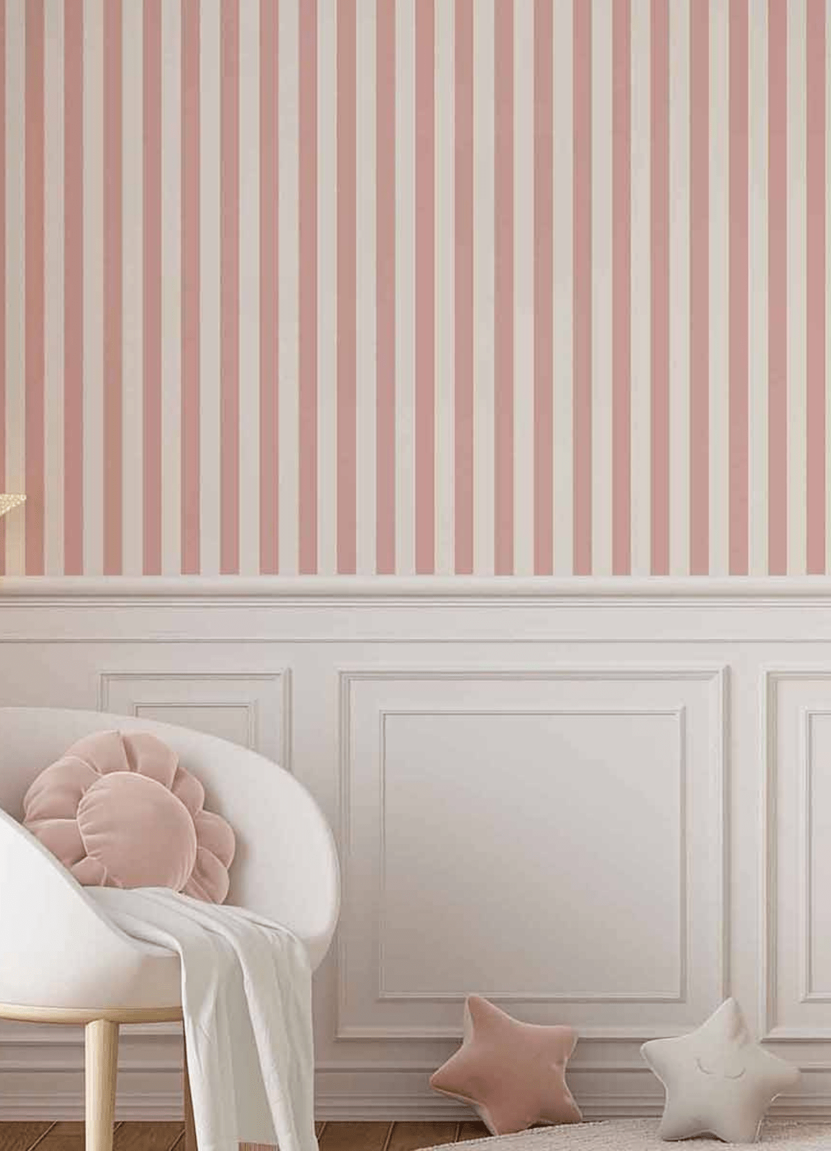 Wallpaper - Wide Cotton Candy Stripes - MOOUI BRASIL SL