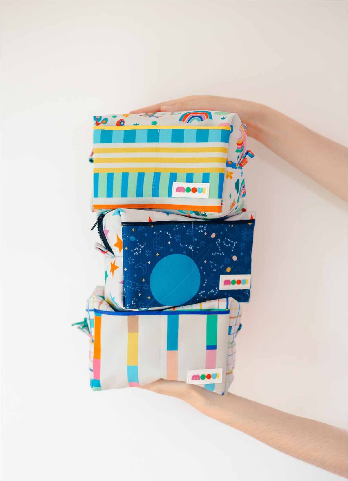 Water - Resistant Medium Toiletry Bag - Starlit Adventure - MOOUI Barcelona
