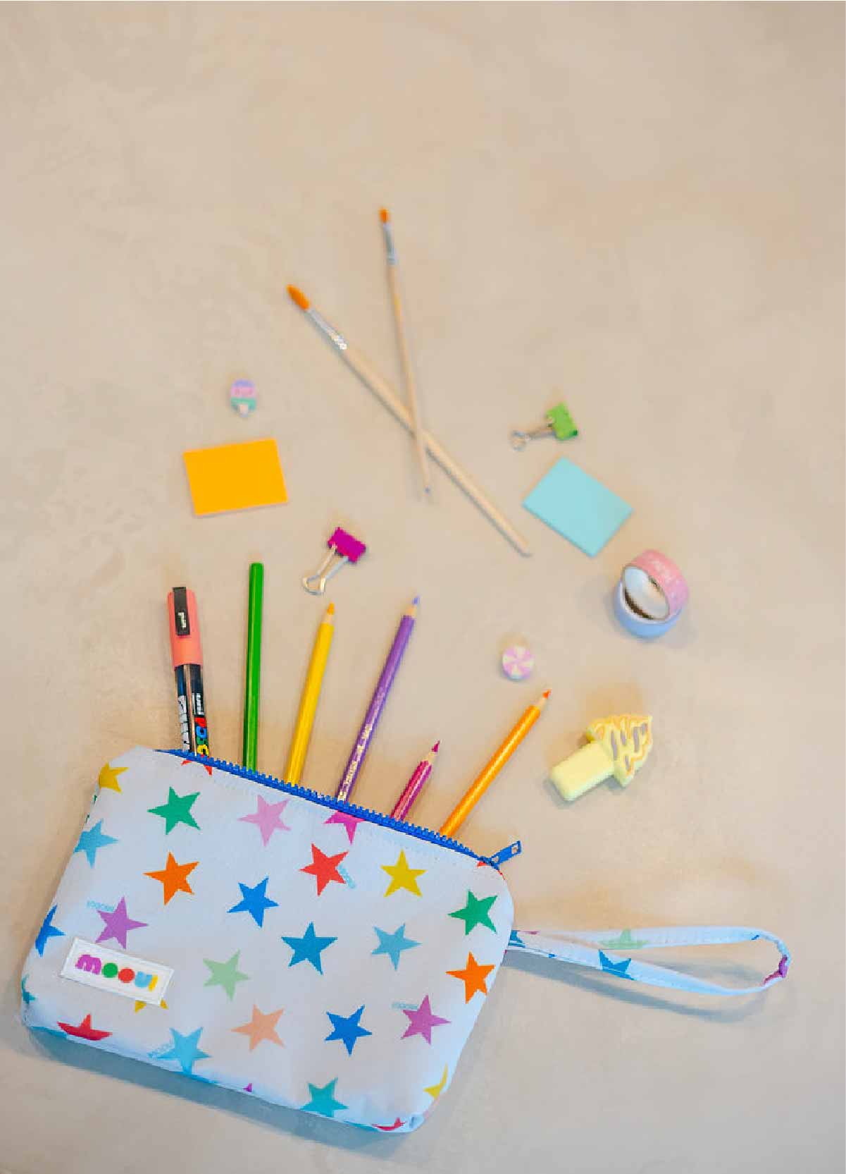 Water - Resistant Small Toiletry Bag - Starlit Adventures - MOOUI Barcelona