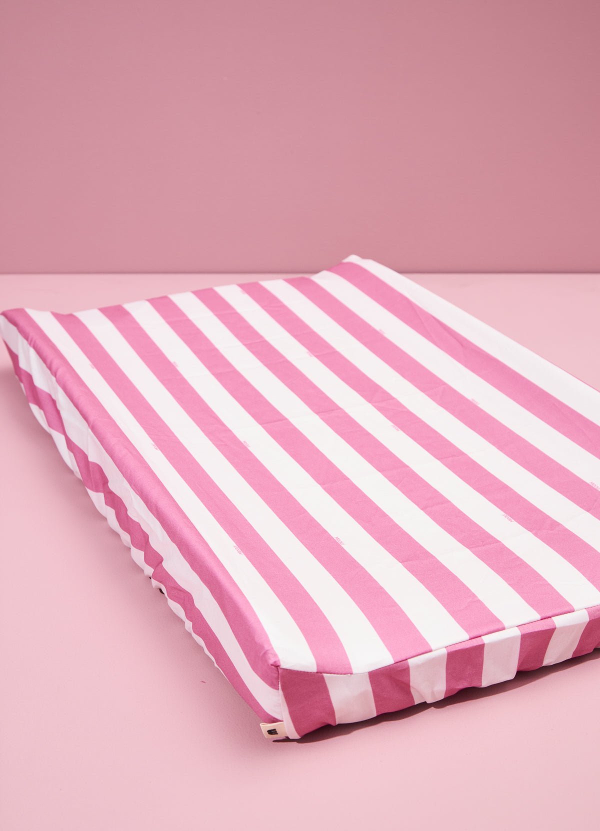 Changing Mat Cover - Azalea Stripes - MOOUI Barcelona