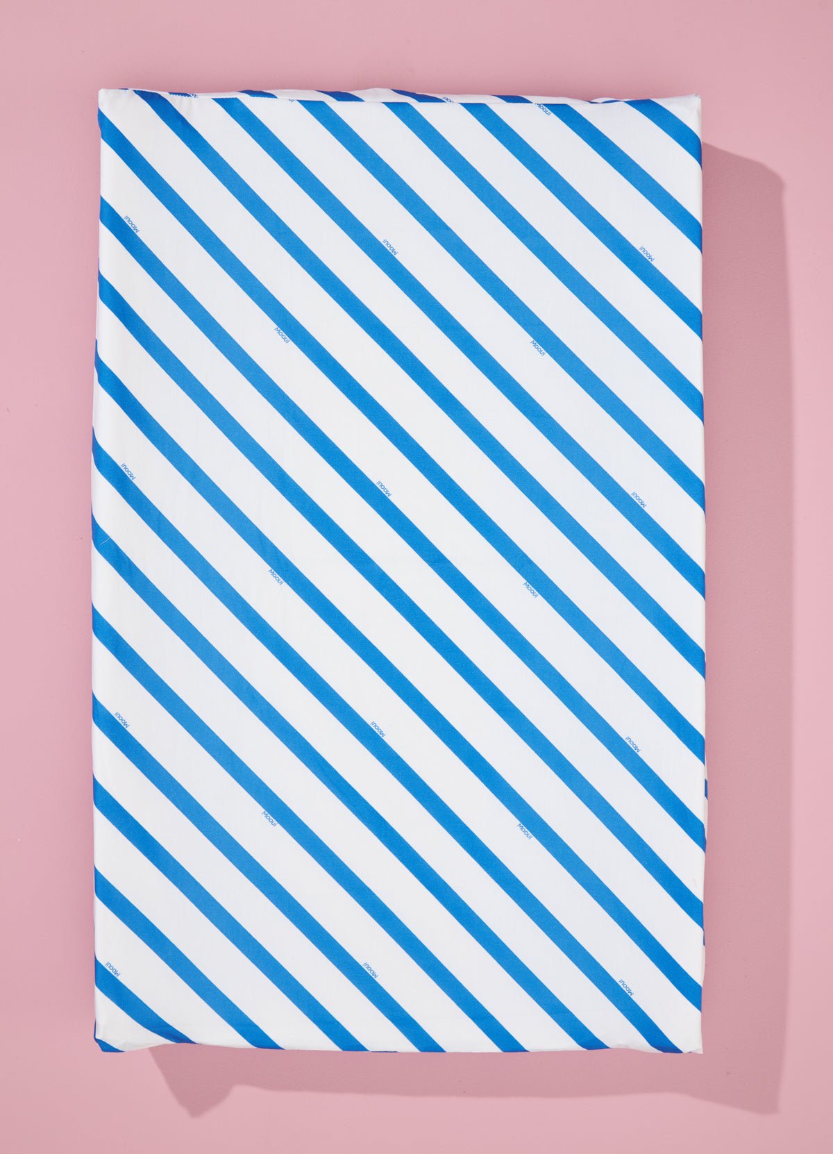 Changing Mat Cover - Indigo Stripes - MOOUI Barcelona