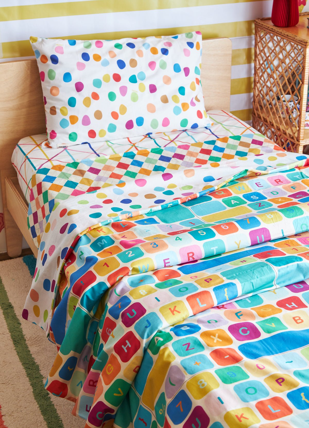 Complete Bed Set - Typewriter - MOOUI Barcelona