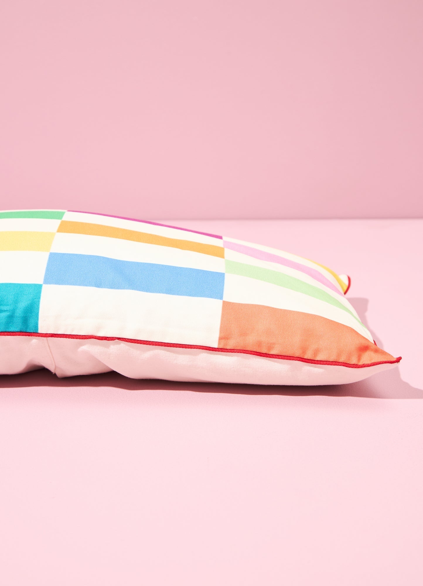 Cushion With Piping - Patchwork - MOOUI Barcelona