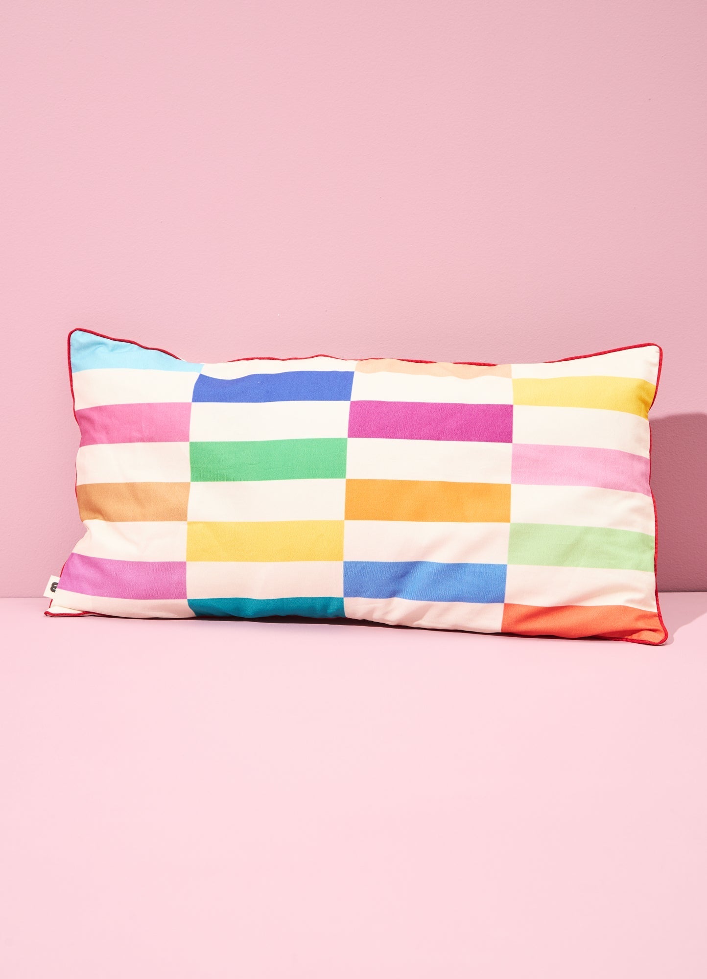 Cushion With Piping - Patchwork - MOOUI Barcelona