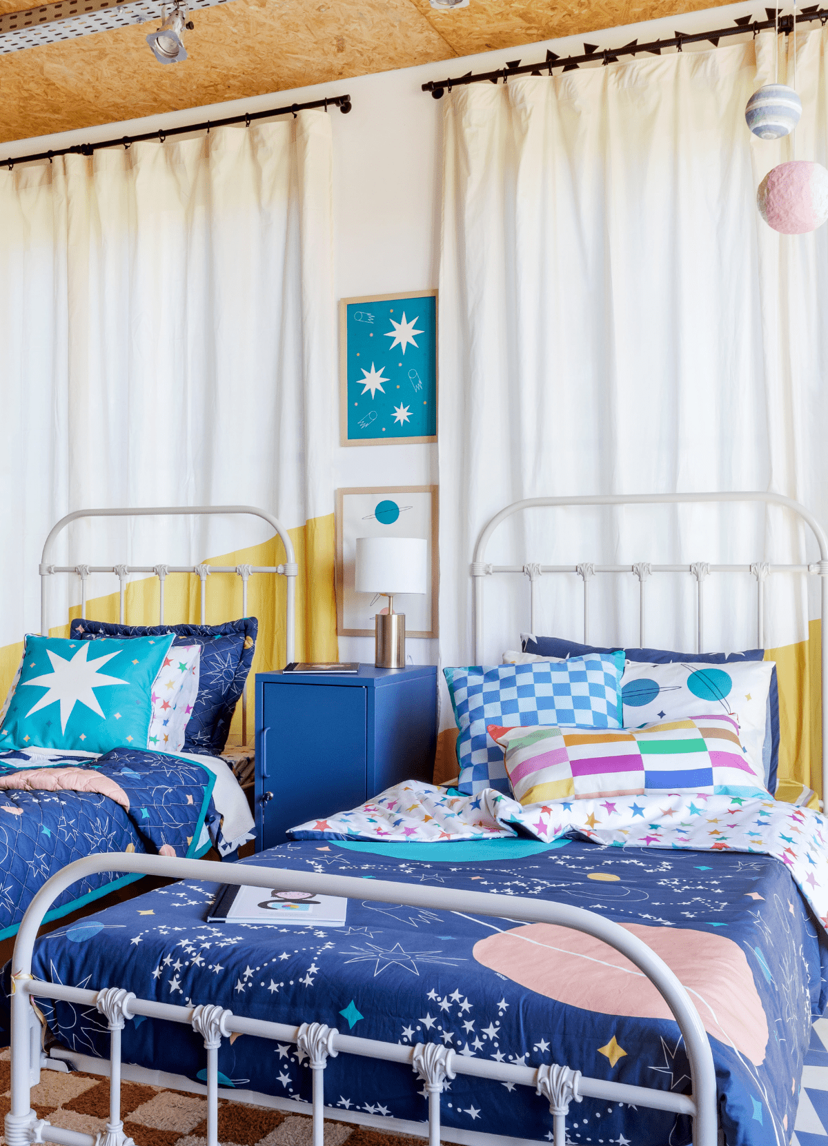 Cushion With Piping - Patchwork - MOOUI Barcelona
