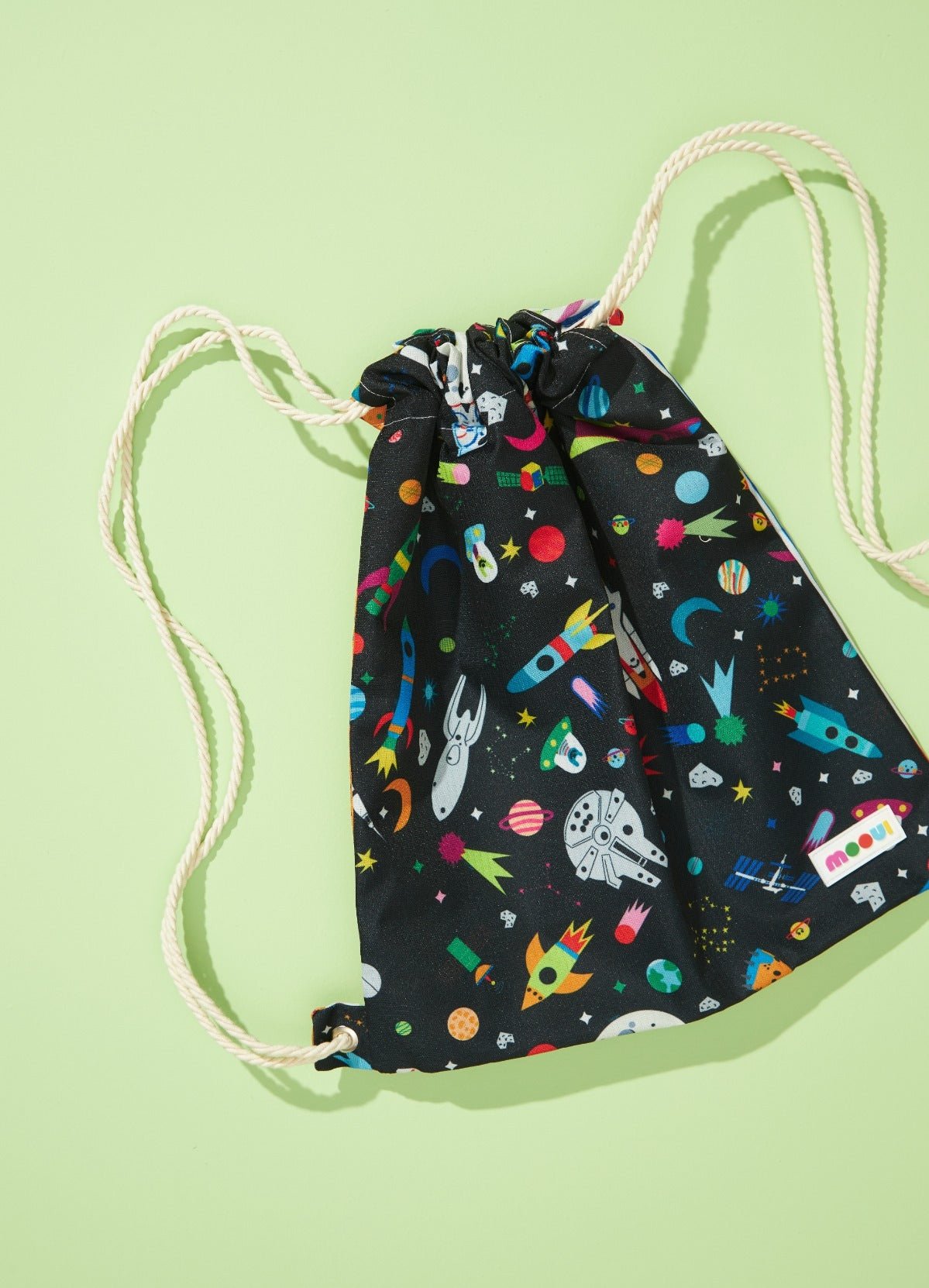 Drawstring Bag - Space Race - MOOUI Barcelona