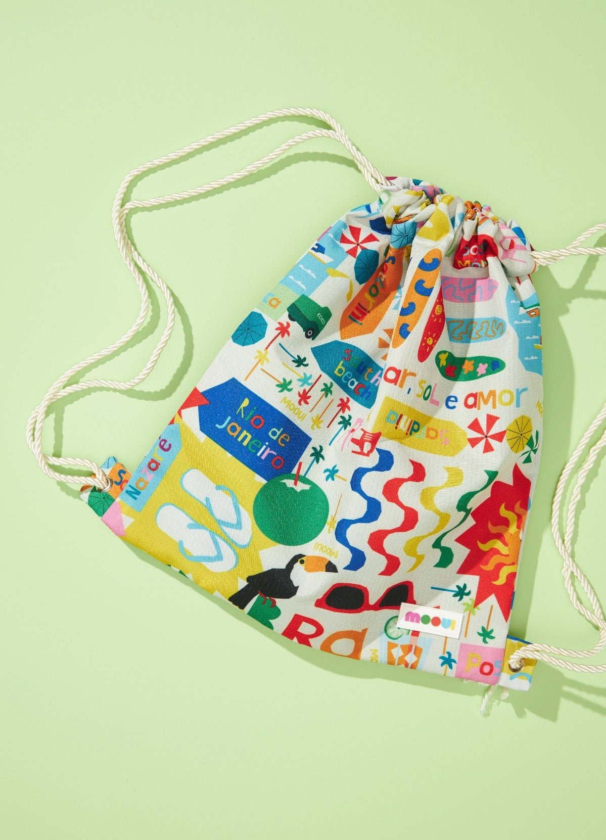 Drawstring Bag - Summer Vacation - MOOUI Barcelona