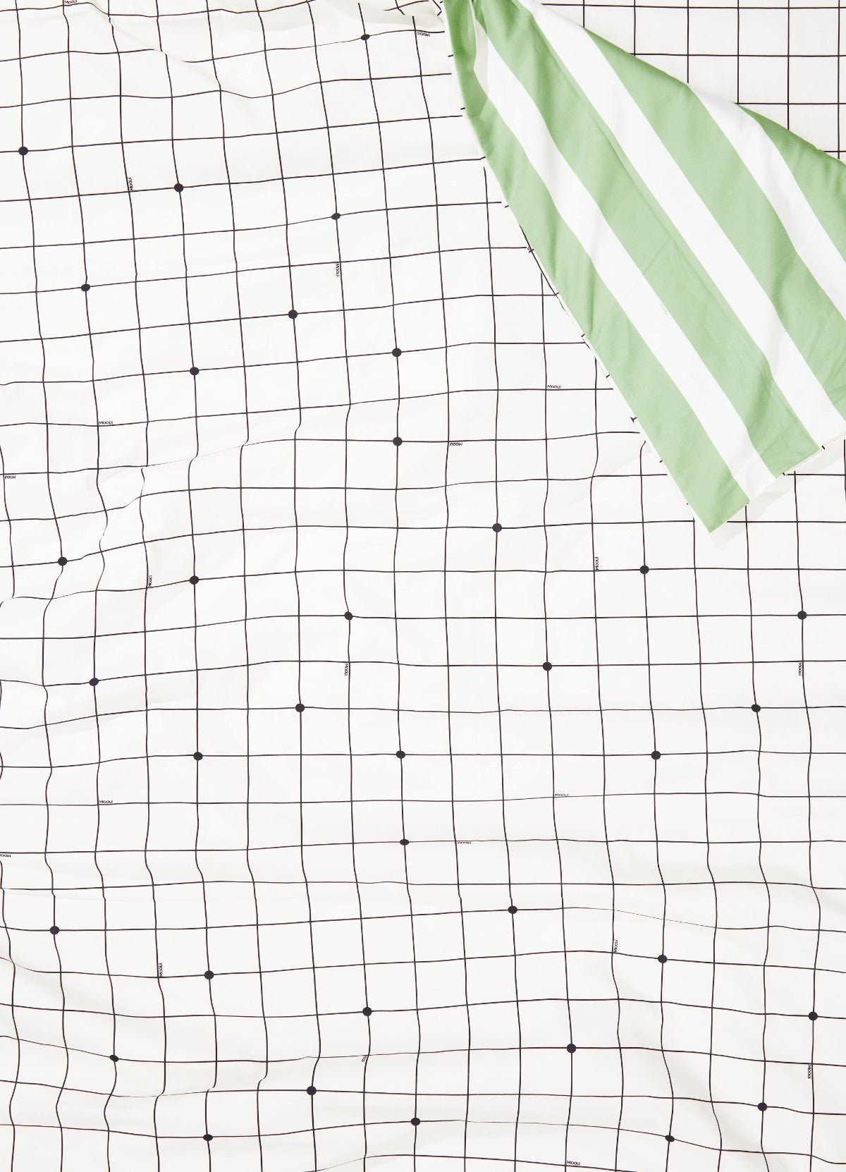 Duvet Cover - Grassy Stripes - MOOUI Barcelona