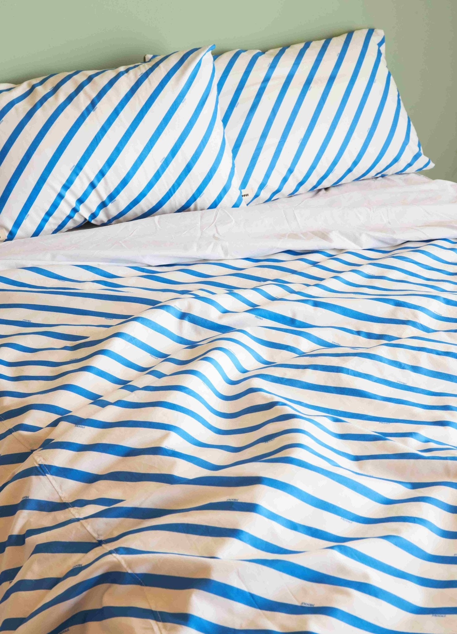 Duvet Cover - Indigo Stripes - MOOUI Barcelona