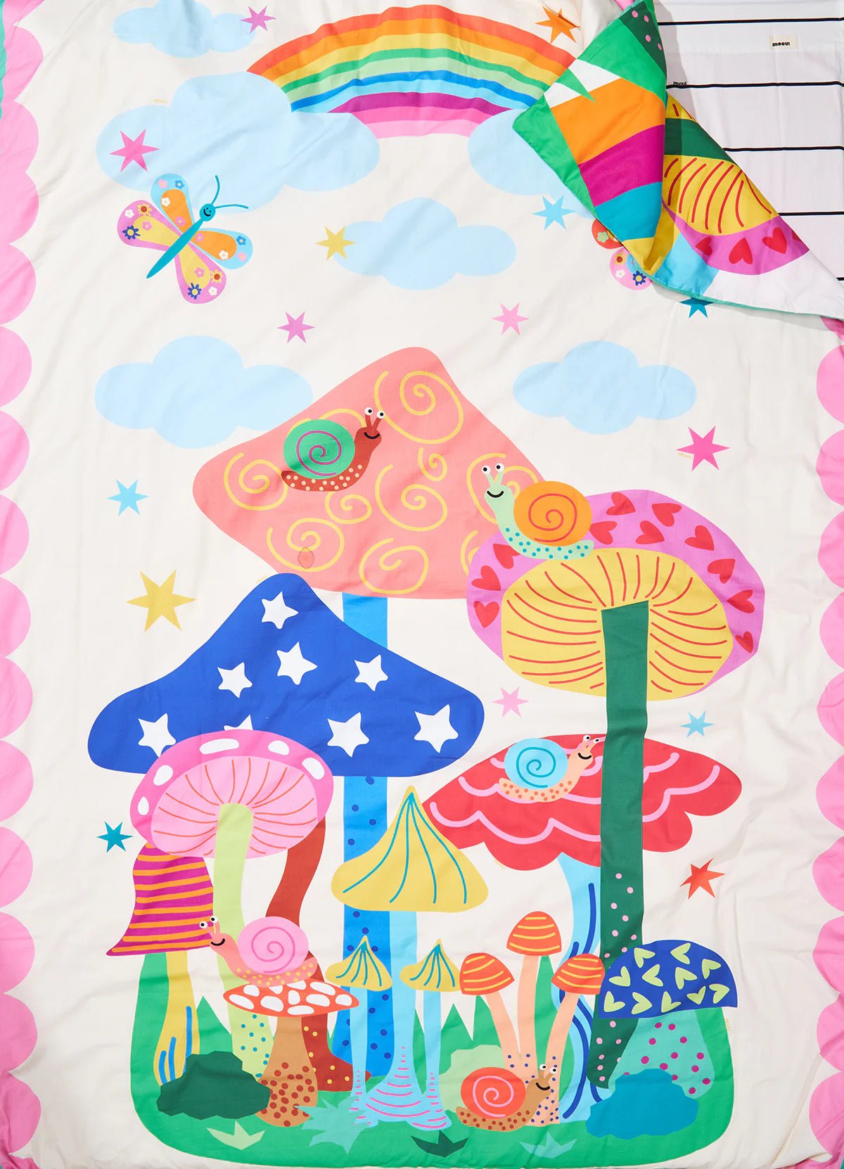 Duvet Cover Mushroom Forest Single - MOOUI Barcelona
