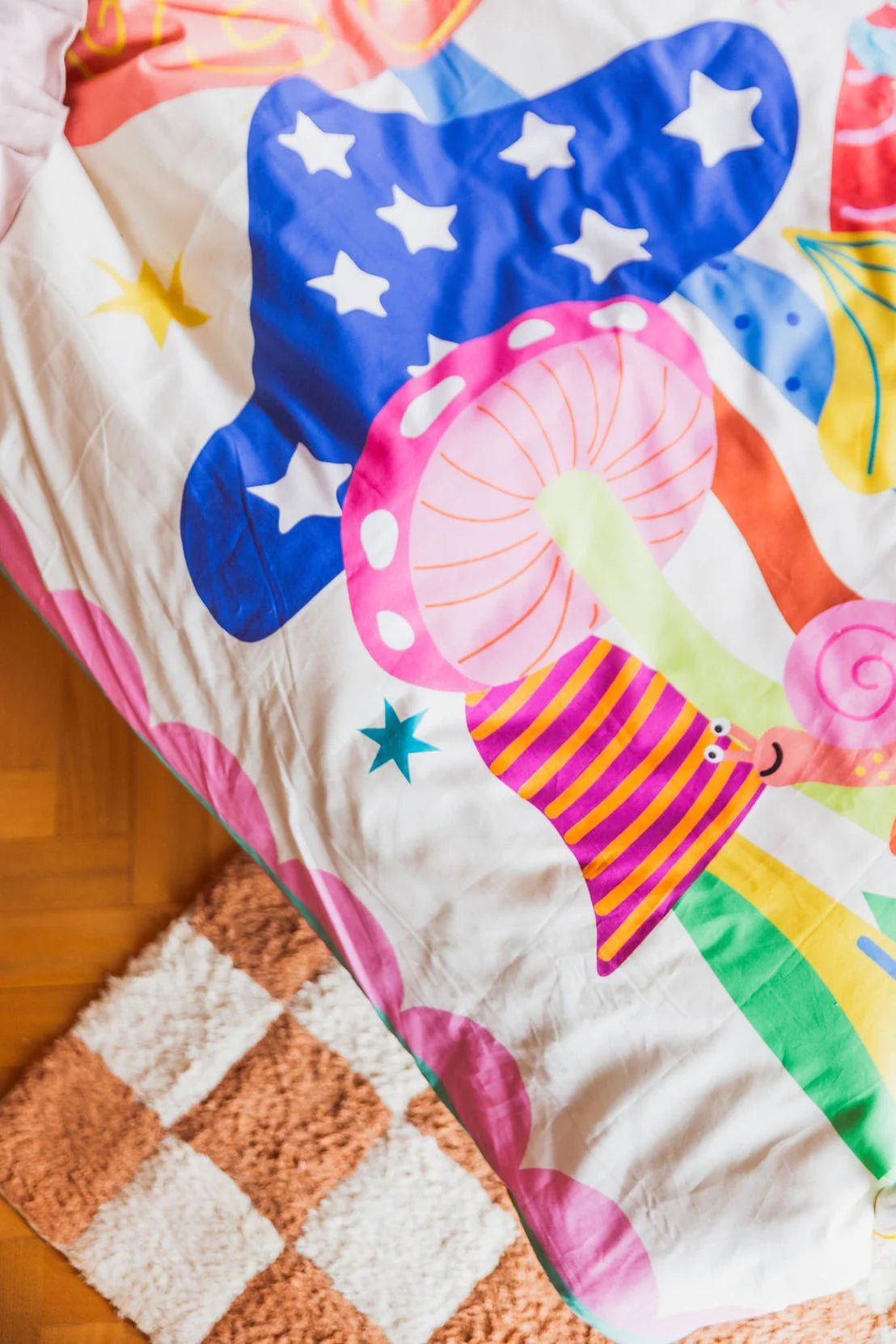 Duvet Cover Mushroom Forest Single - MOOUI Barcelona