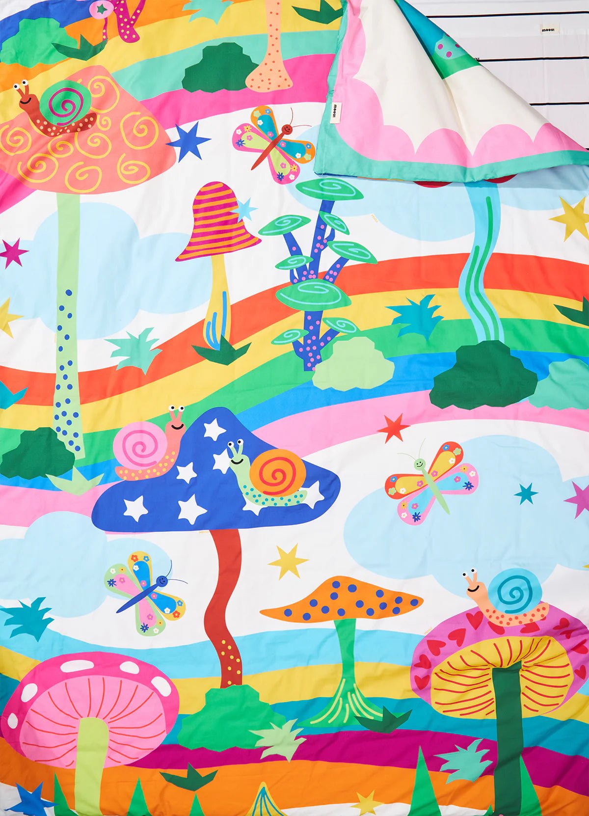 Duvet Cover Mushroom Forest Single - MOOUI Barcelona