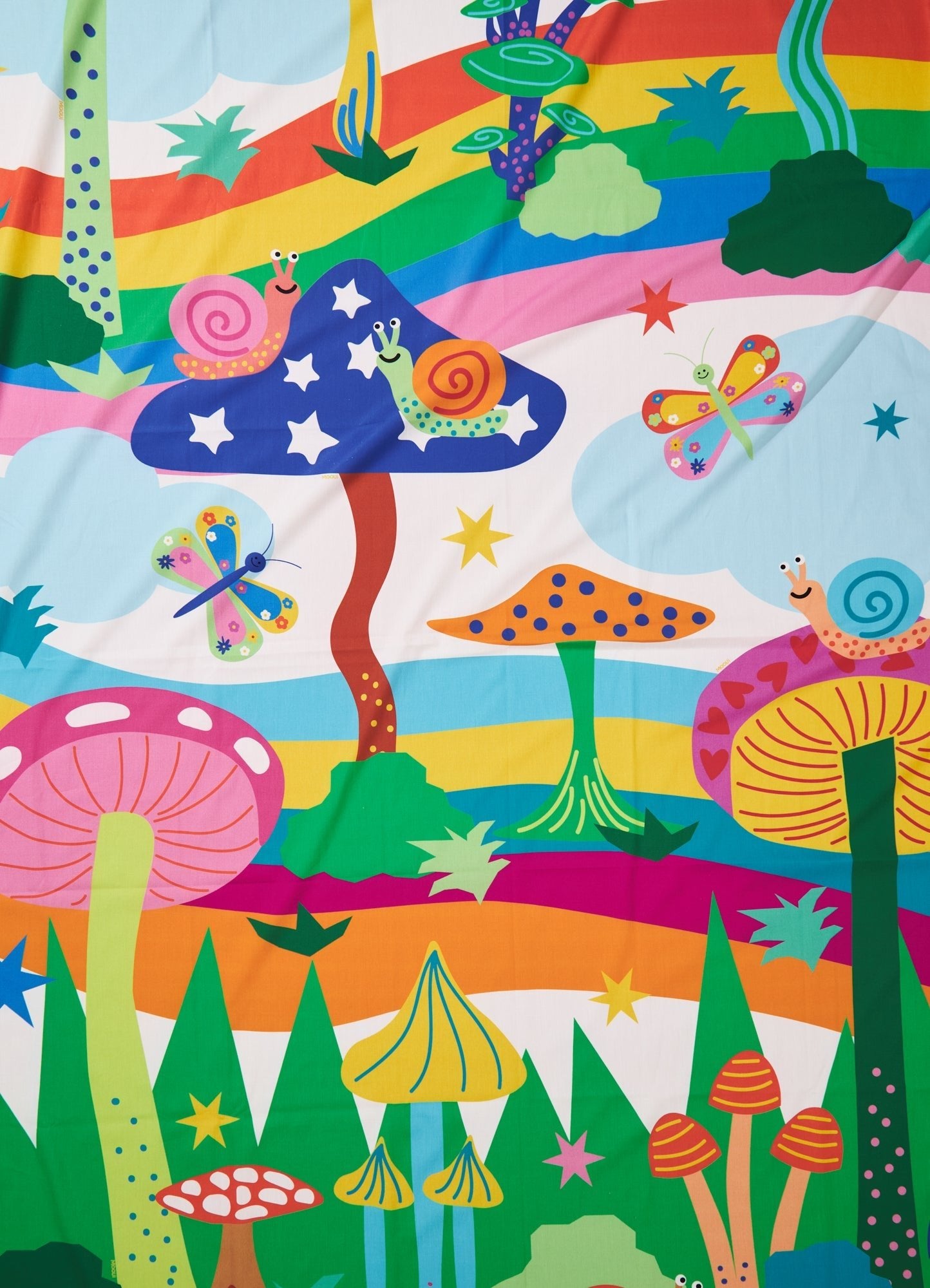 Flat Sheet - Mushroom Party - MOOUI Barcelona