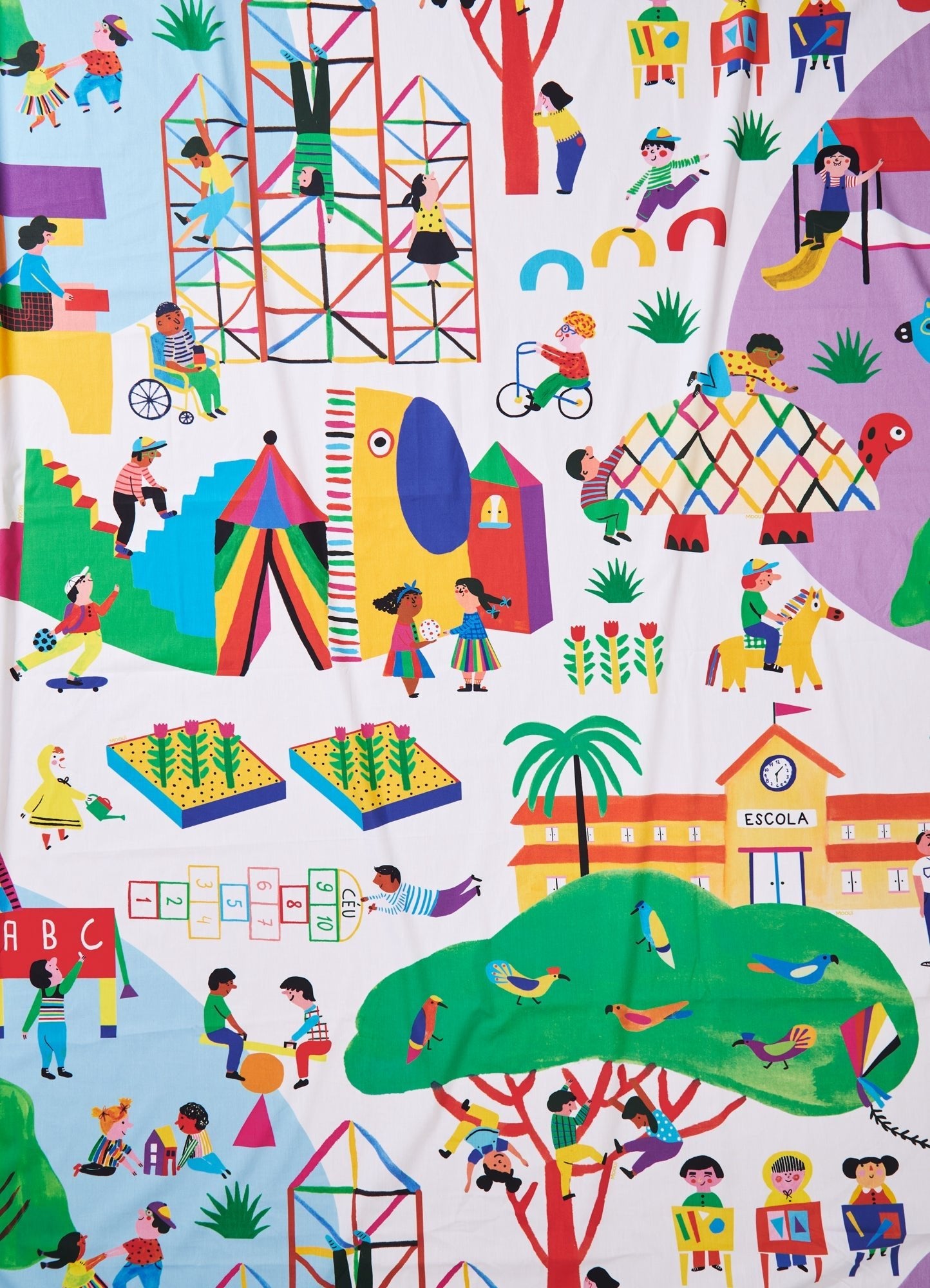 Flat Sheet - Schoolyard - MOOUI Barcelona
