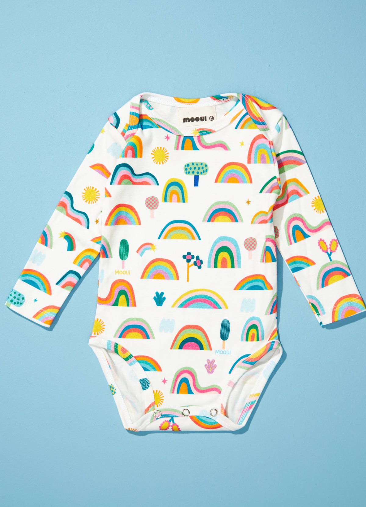 Long Sleeve Bodysuit Set - Fantastic Rainbow - MOOUI Barcelona