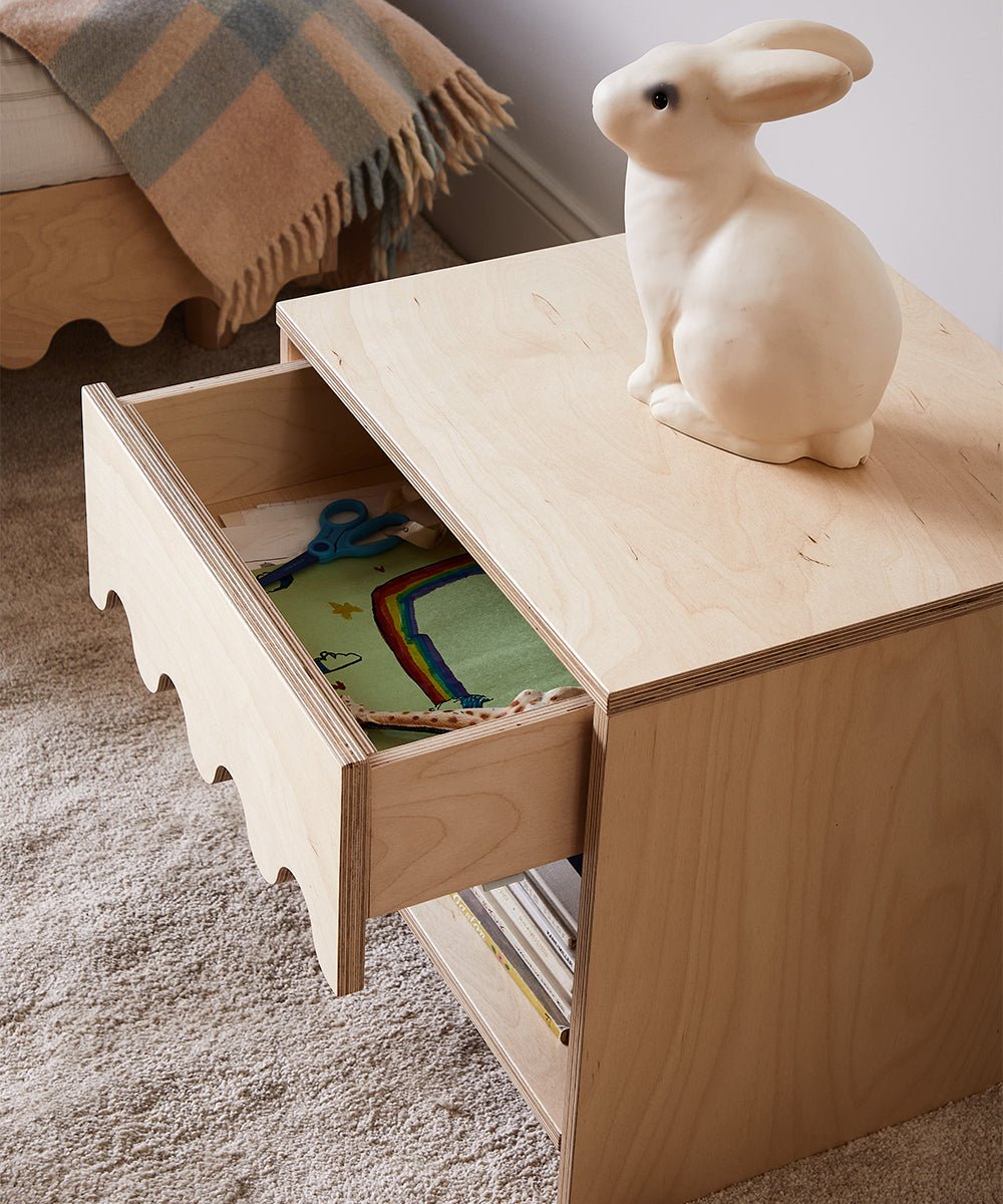 Moss Nightstand Birch - Oeuf - MOOUI Barcelona