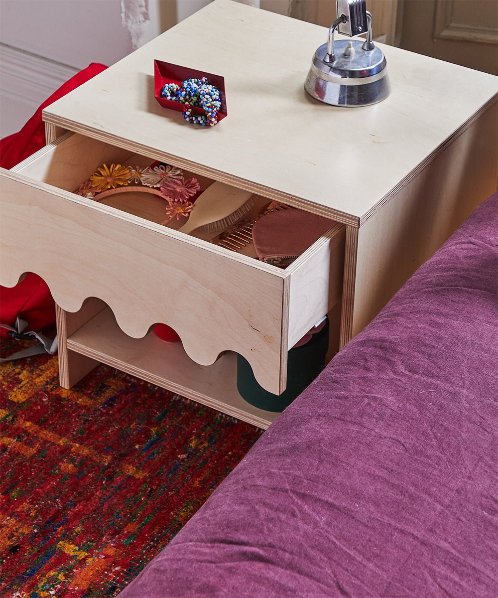 Moss Nightstand Birch - Oeuf - MOOUI Barcelona