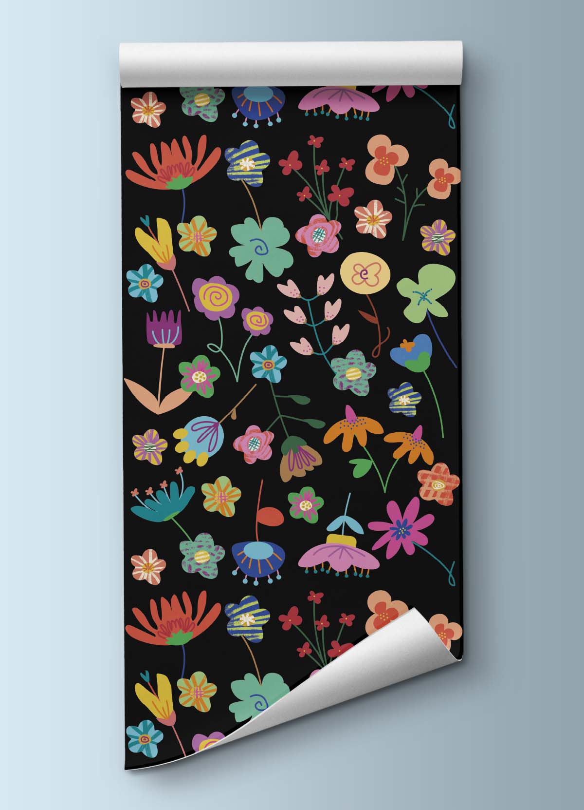 Papel de Parede Infantil - Anoitecer no Jardim - MOOUI BRASIL SL