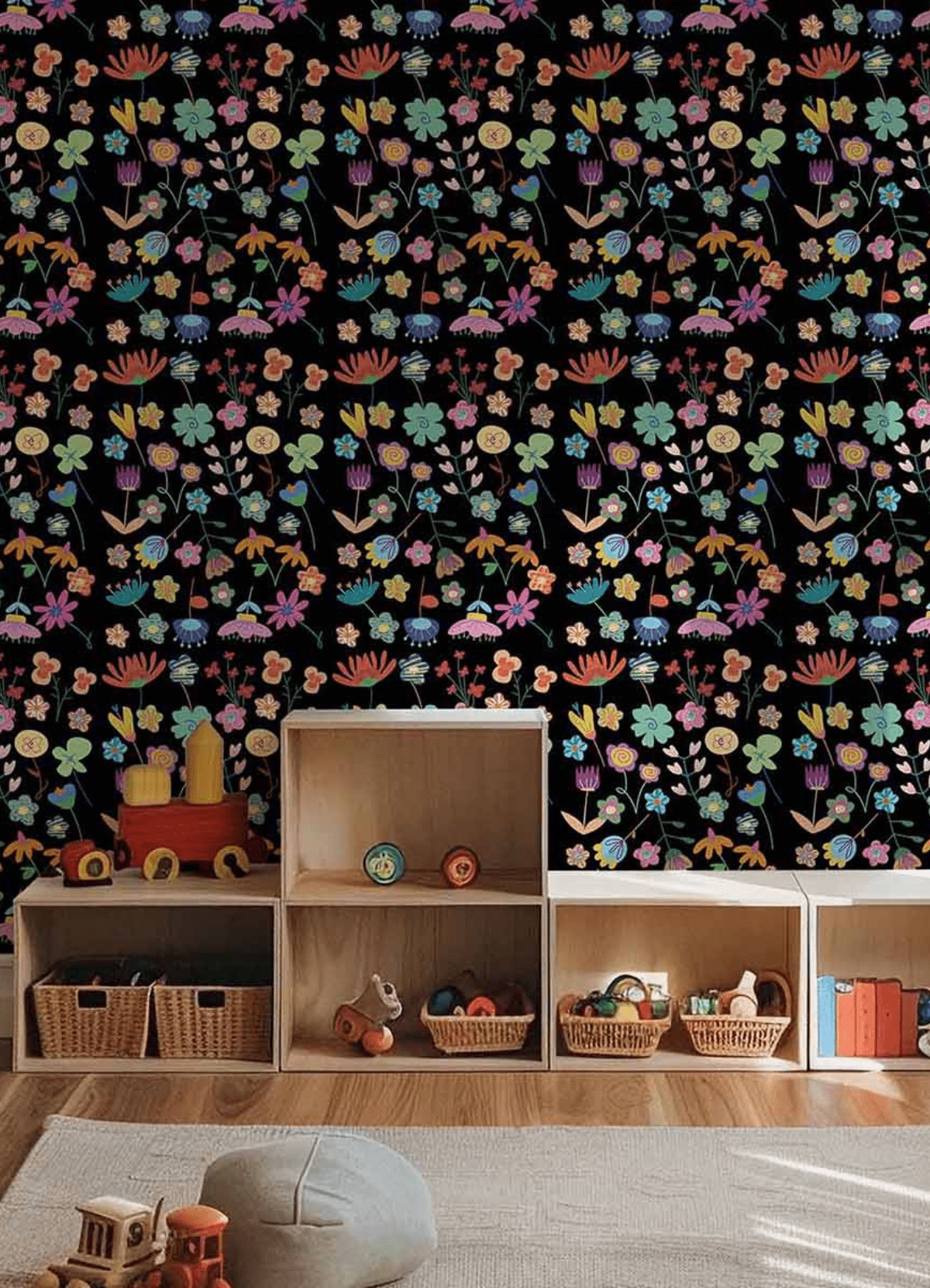 Papel de Parede Infantil - Anoitecer no Jardim - MOOUI BRASIL SL