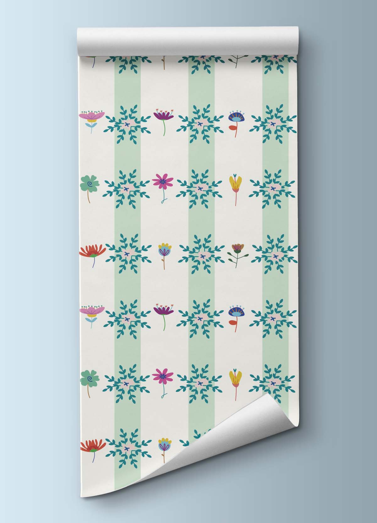 Papel de Parede Infantil - Flores do Chalé - MOOUI BRASIL SL