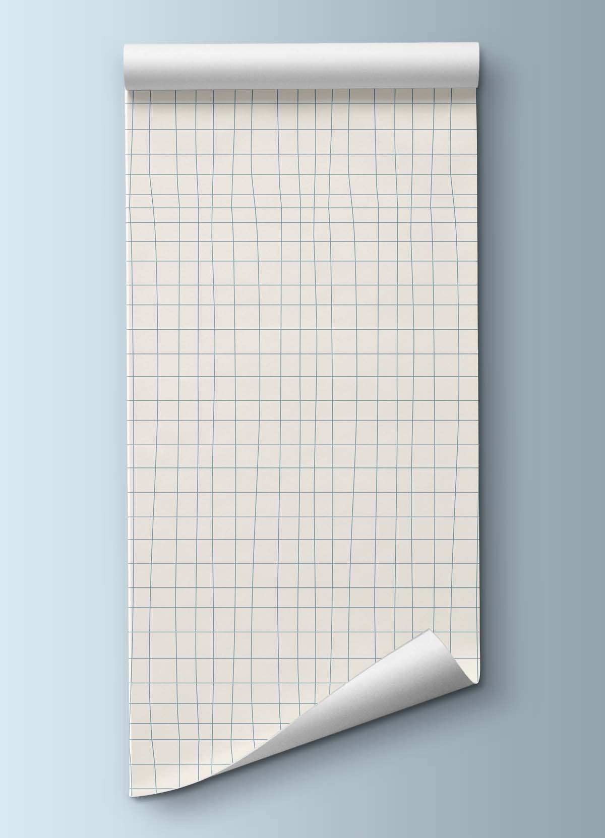 Papel de Parede - Quadriculado Mini Azul - MOOUI Barcelona
