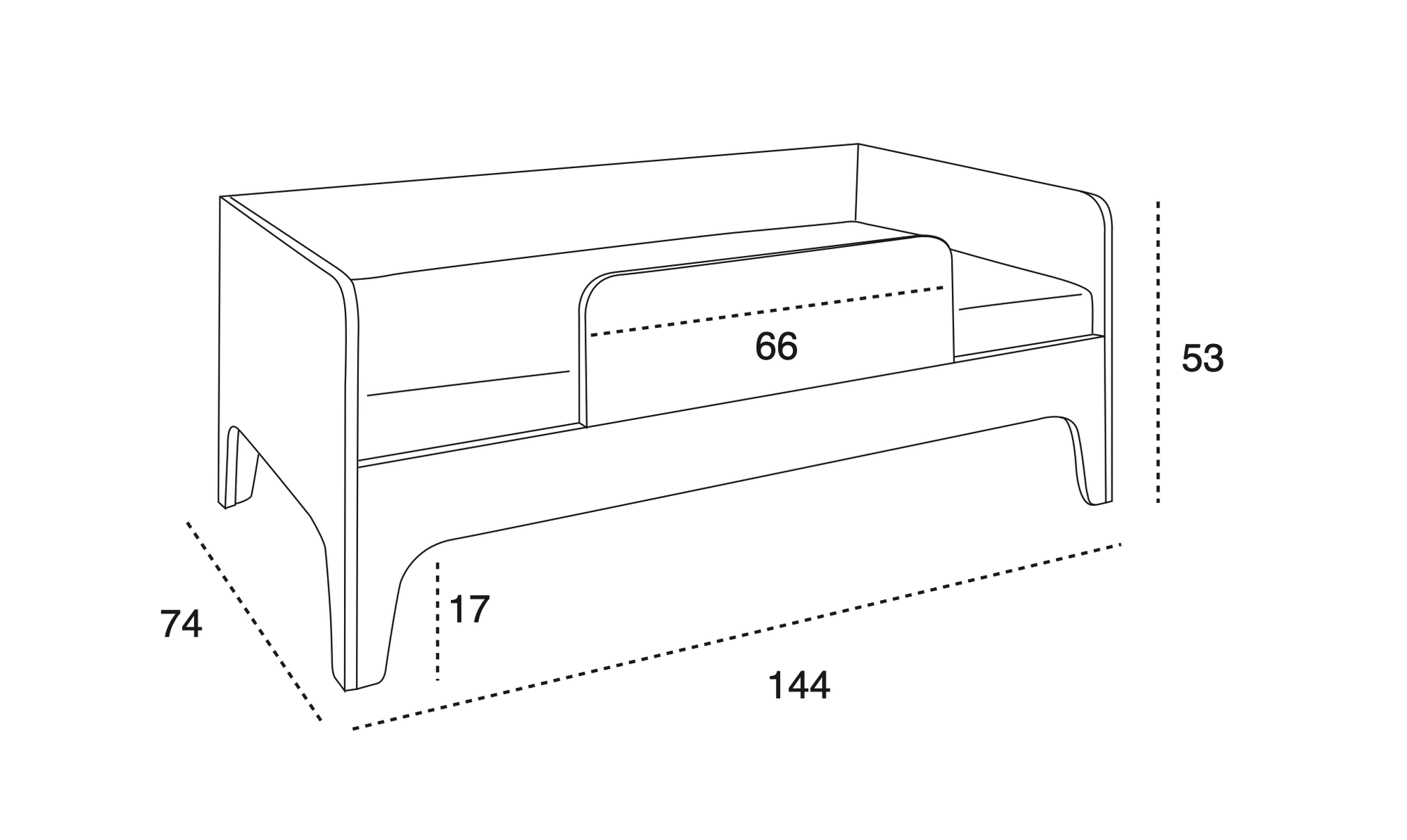 Perch Toddler Bed - Oeuf - MOOUI Barcelona