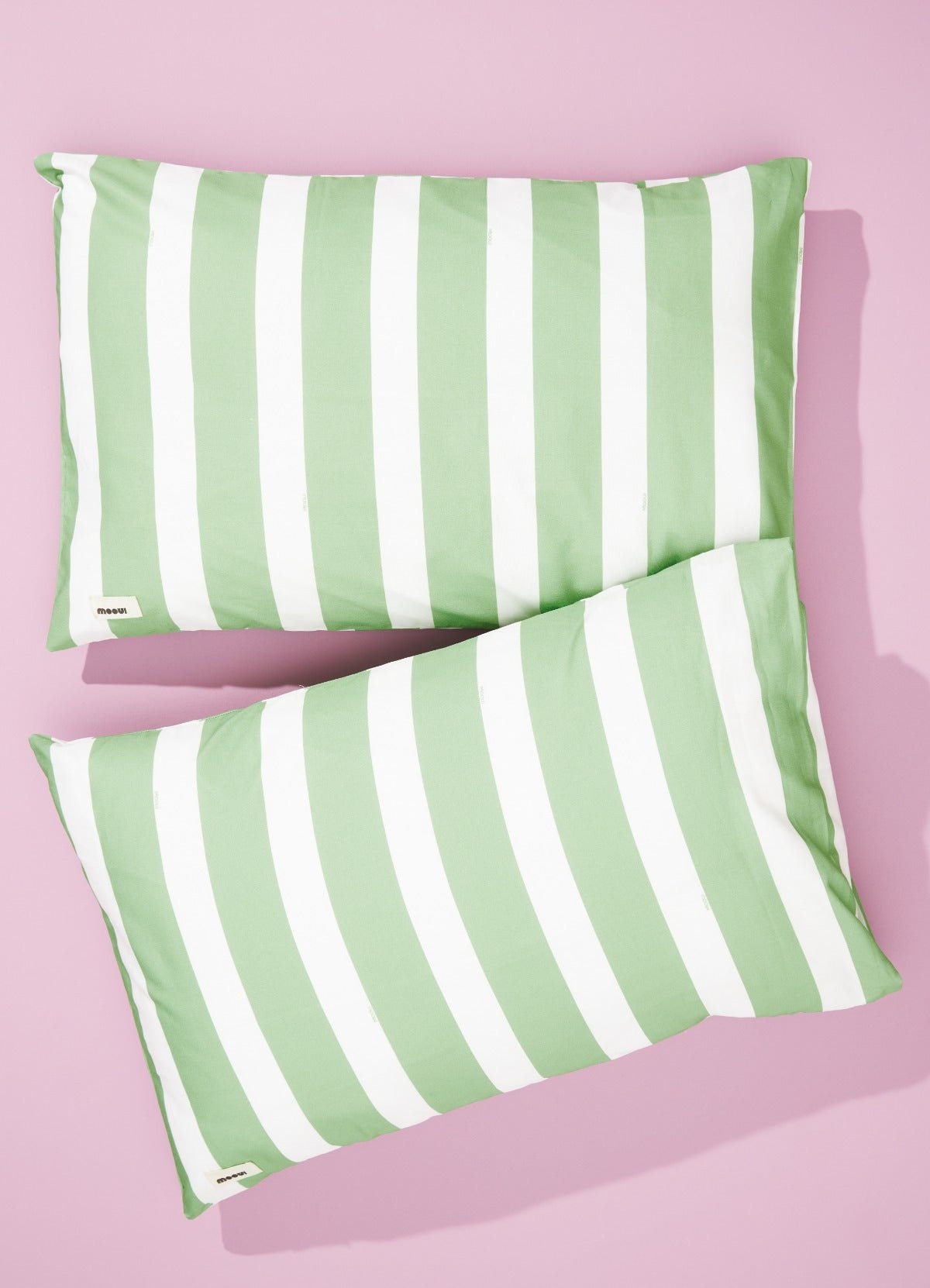 Pillowcase - Grassy Stripes - MOOUI Barcelona