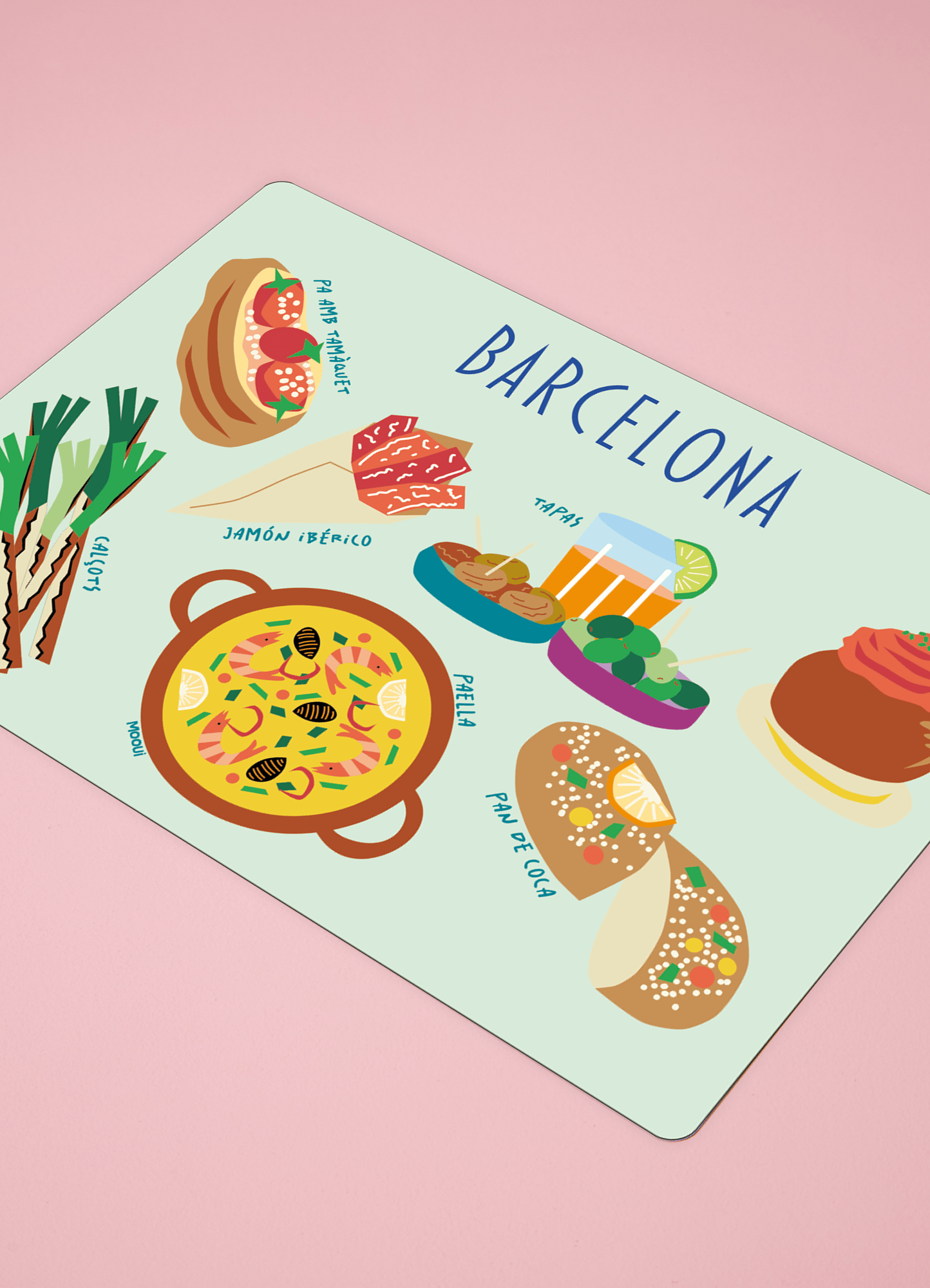 Placemat - Barcelona Tapas - MOOUI Barcelona