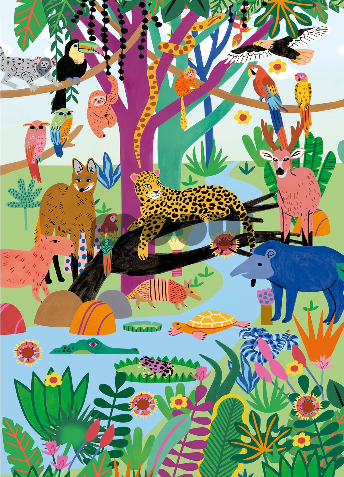 Poster - Animals of the Amazon - MOOUI Barcelona