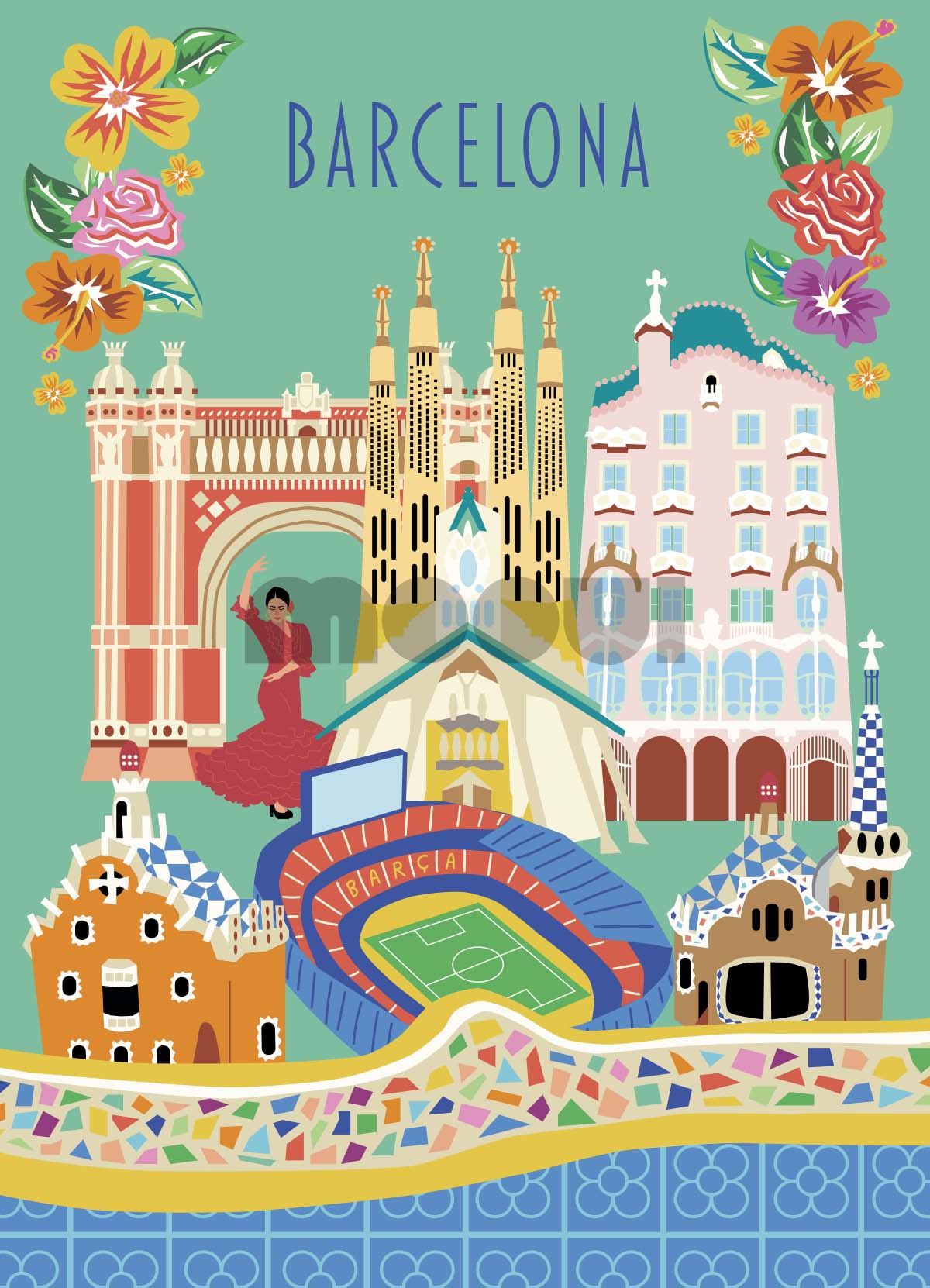 Poster - Barcelona - MOOUI Barcelona