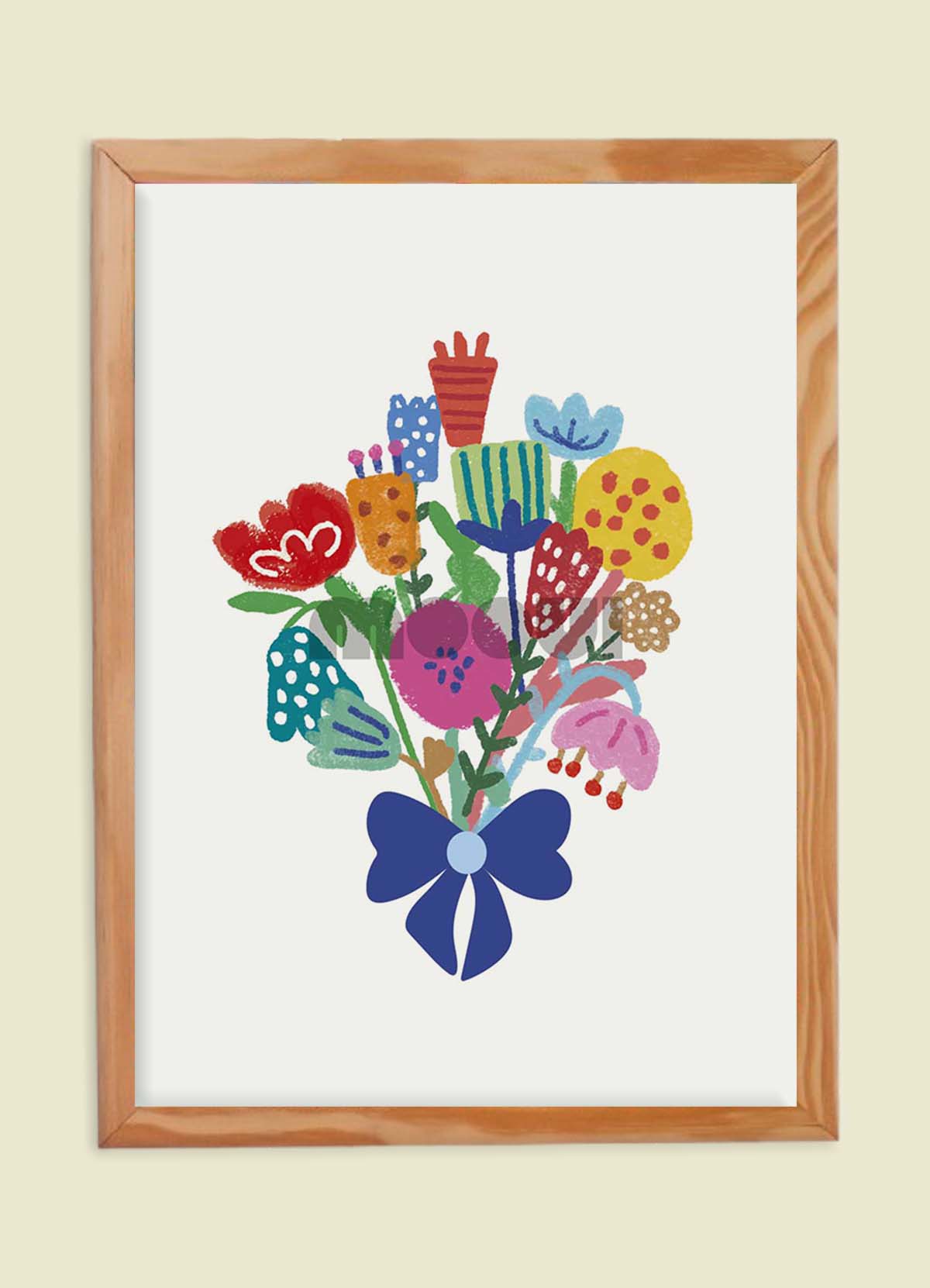 Poster - Colorful Bouquet - MOOUI Barcelona