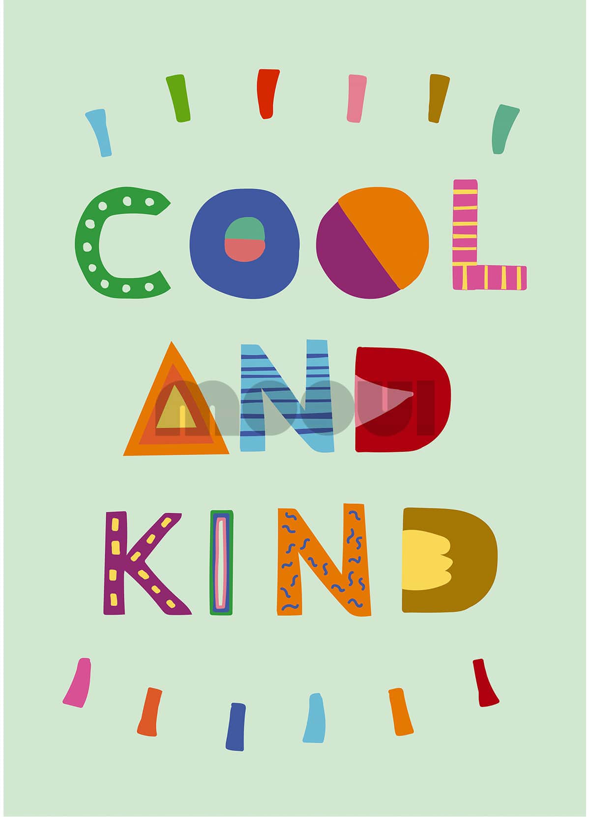 Poster - Cool and Kind - MOOUI Barcelona