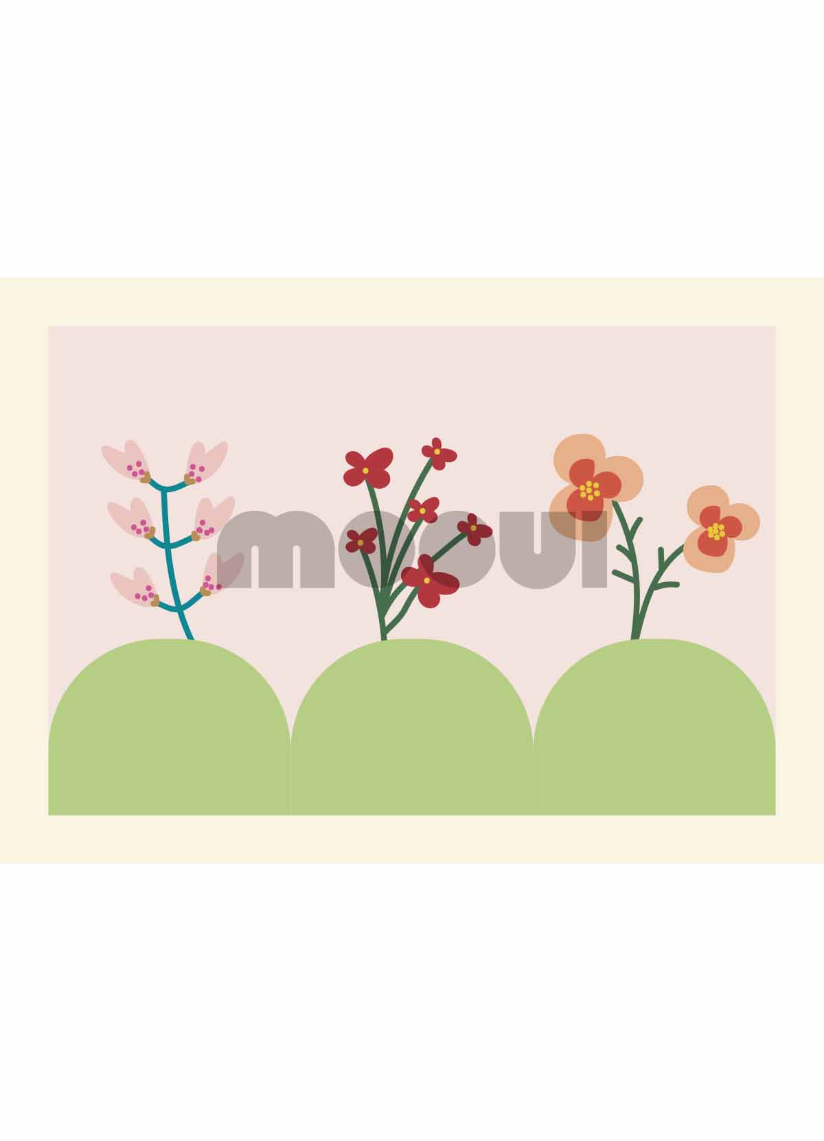 Pôster Infantil - Pequeno Jardim - MOOUI Barcelona