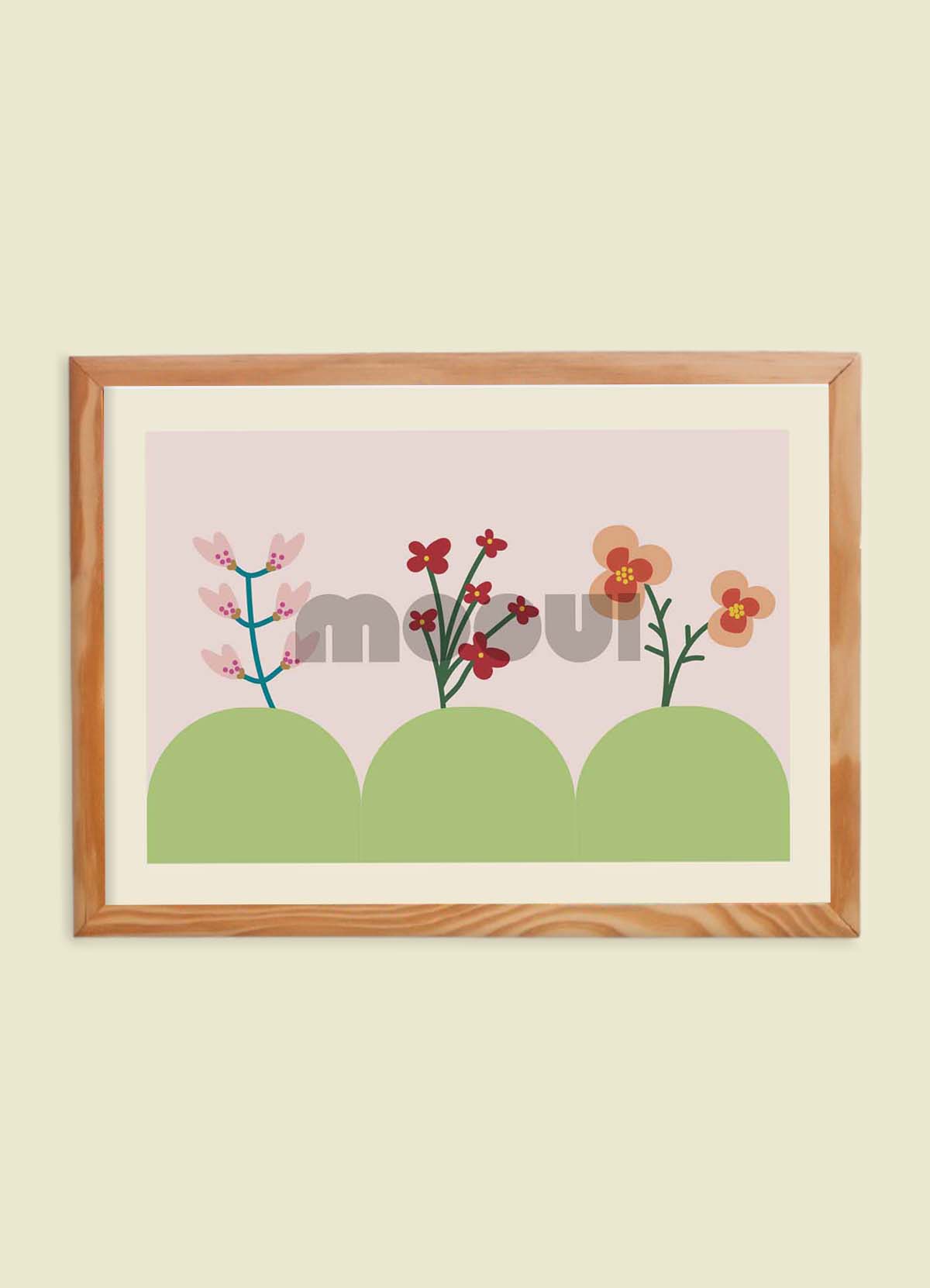 Pôster Infantil - Pequeno Jardim - MOOUI Barcelona