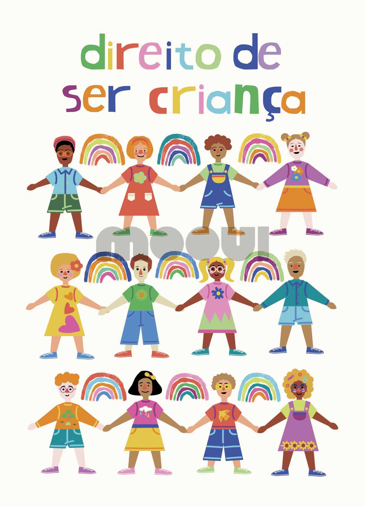 Pôster Infantil - Ser Criança - MOOUI Barcelona