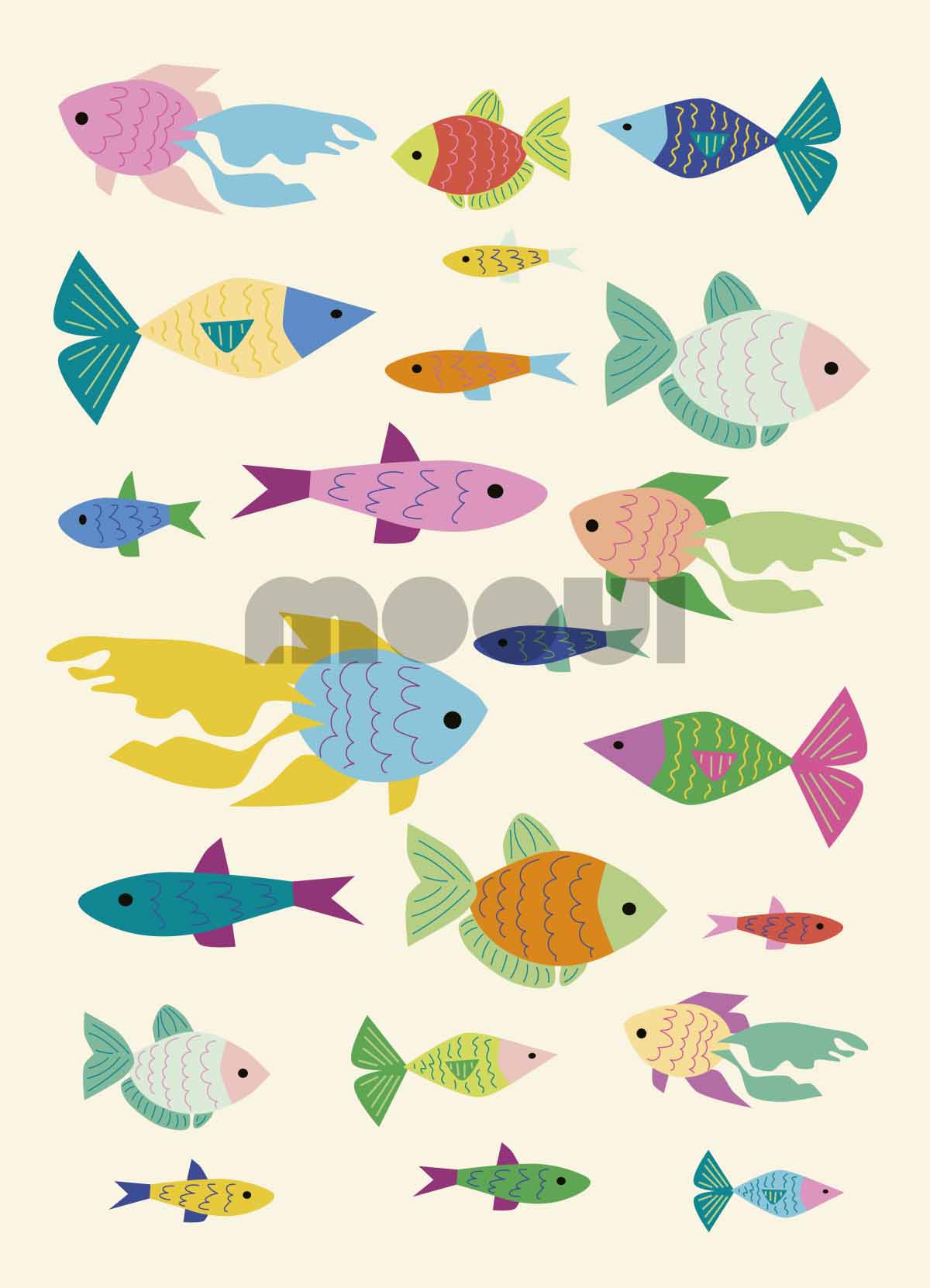 Poster - Underwater Parade - MOOUI Barcelona