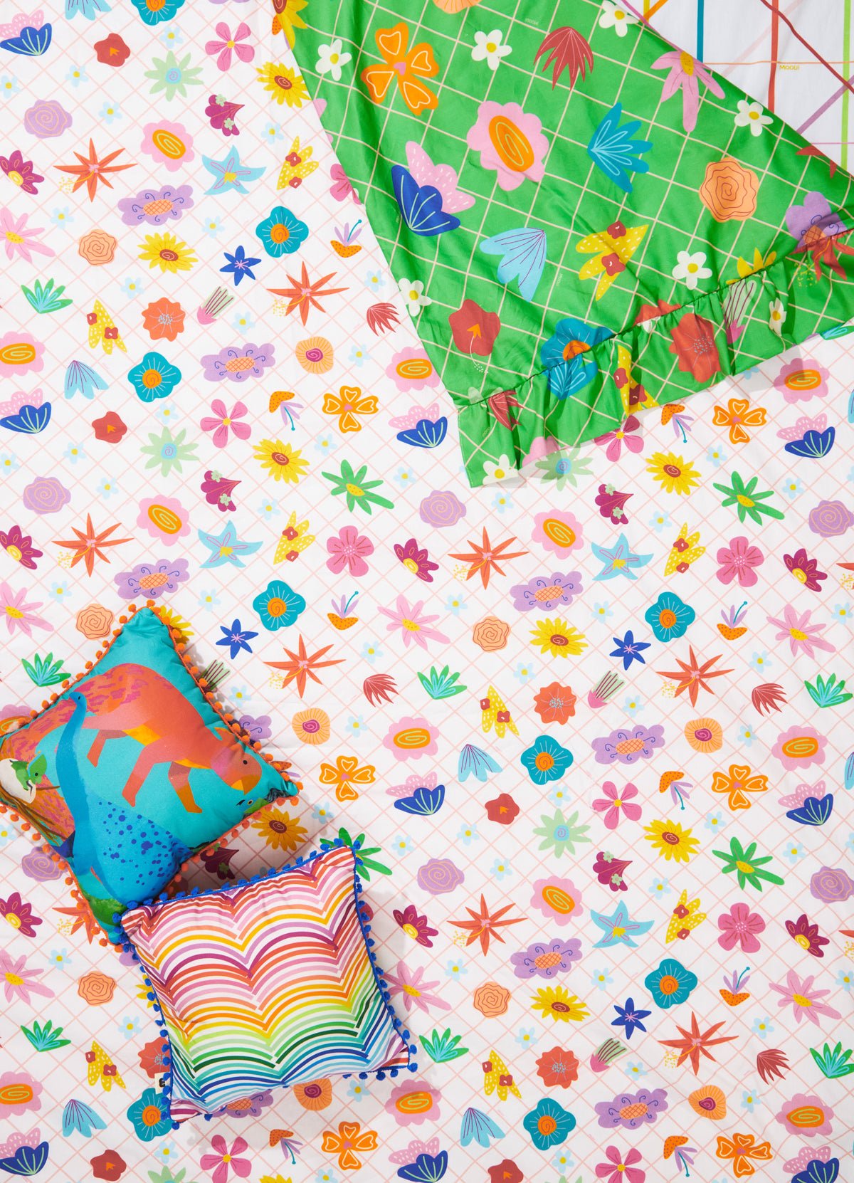 Ruffled Duvet Cover - MOOUI Barcelona