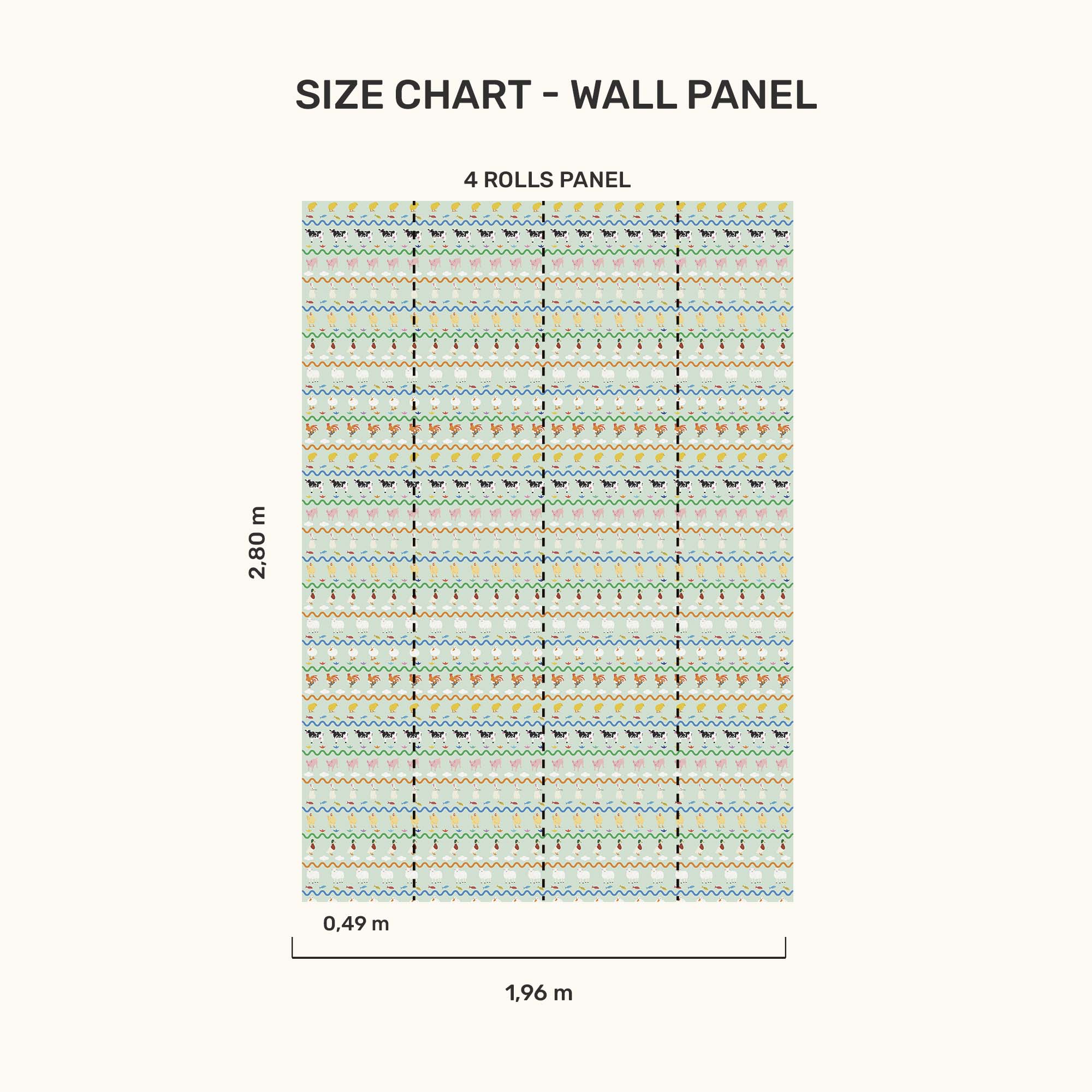 Wall Panel - Farm Friends Cardigan - MOOUI Barcelona