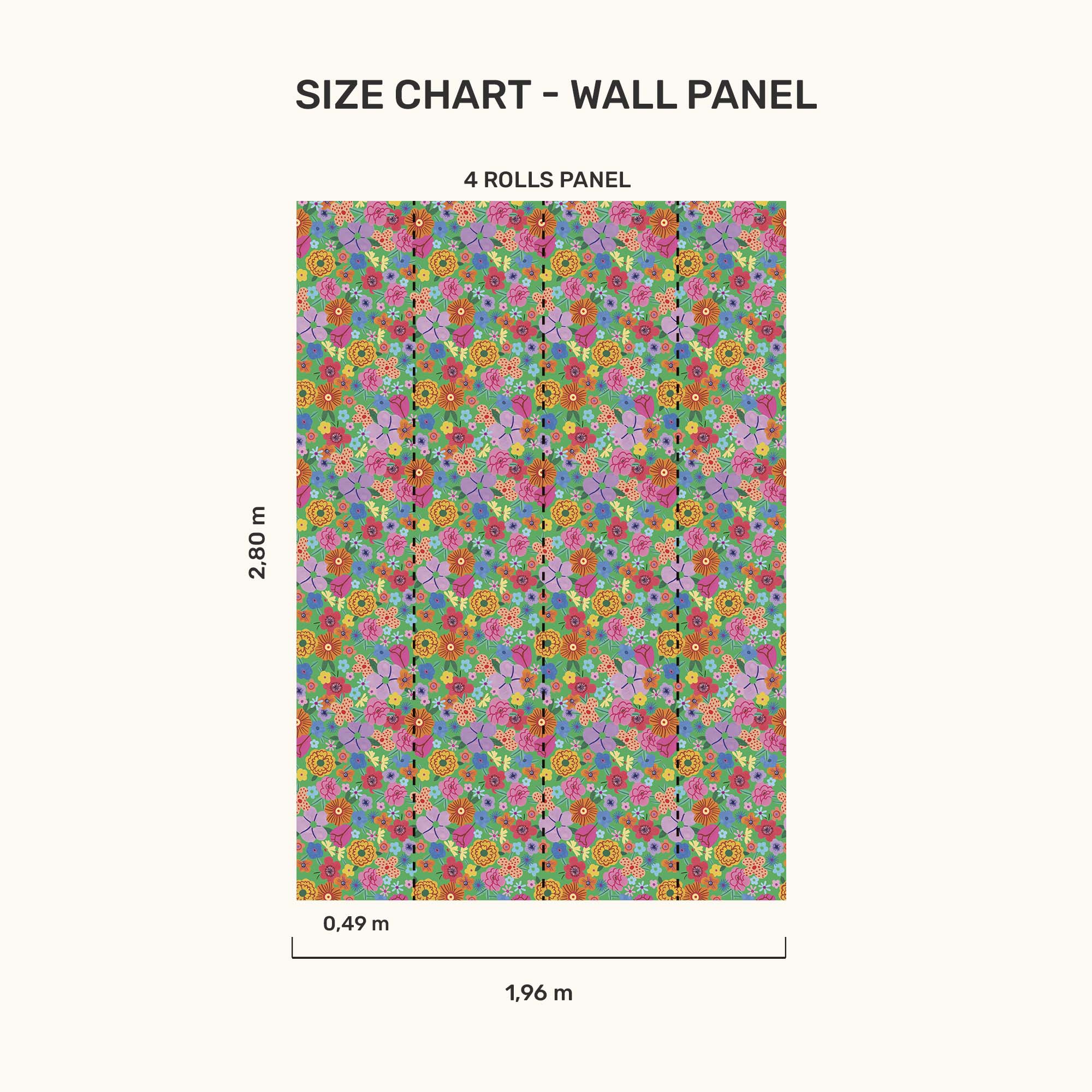 Wall Panel - Green Bouquet - MOOUI Barcelona