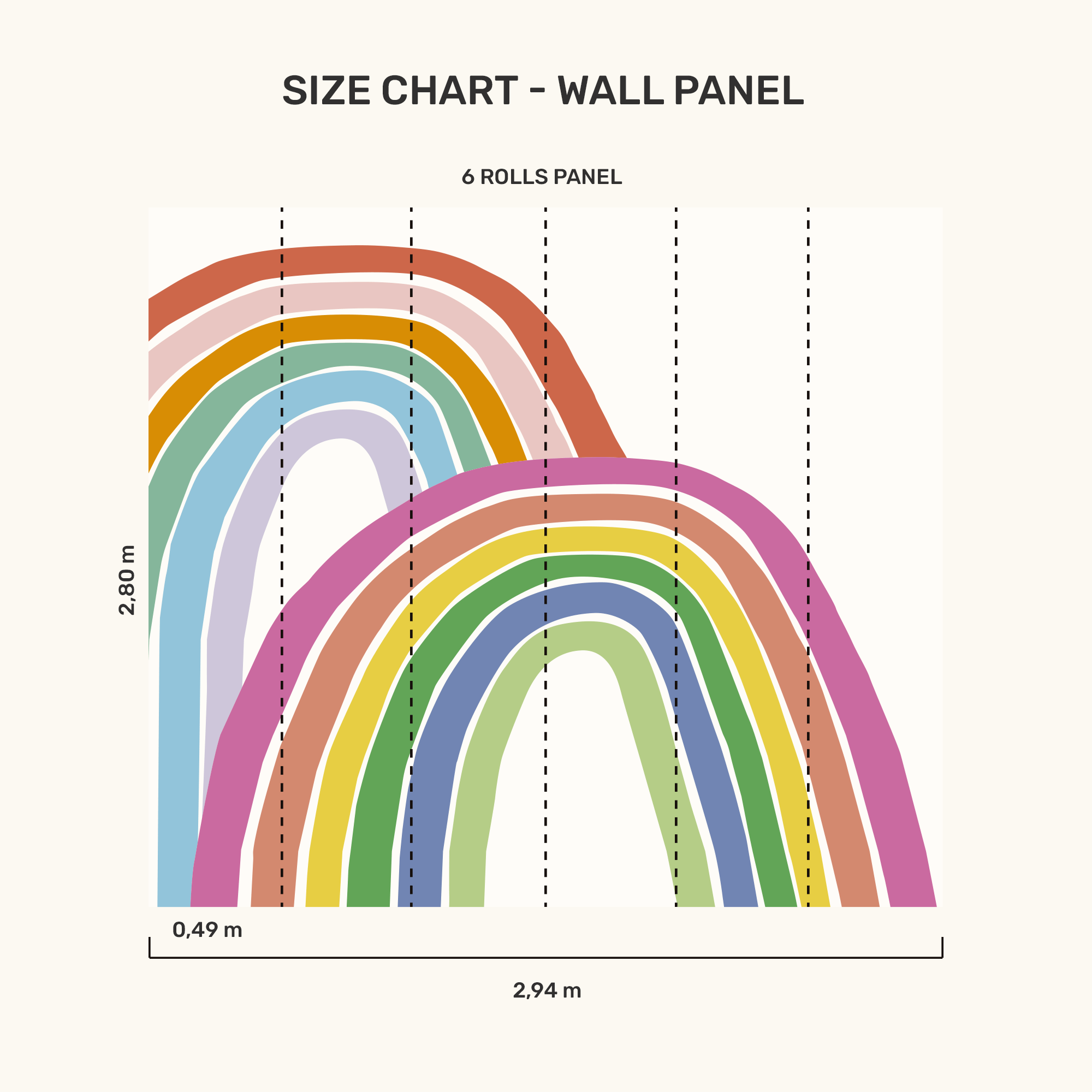 Wall Panel - Over the Rainbow - MOOUI Barcelona
