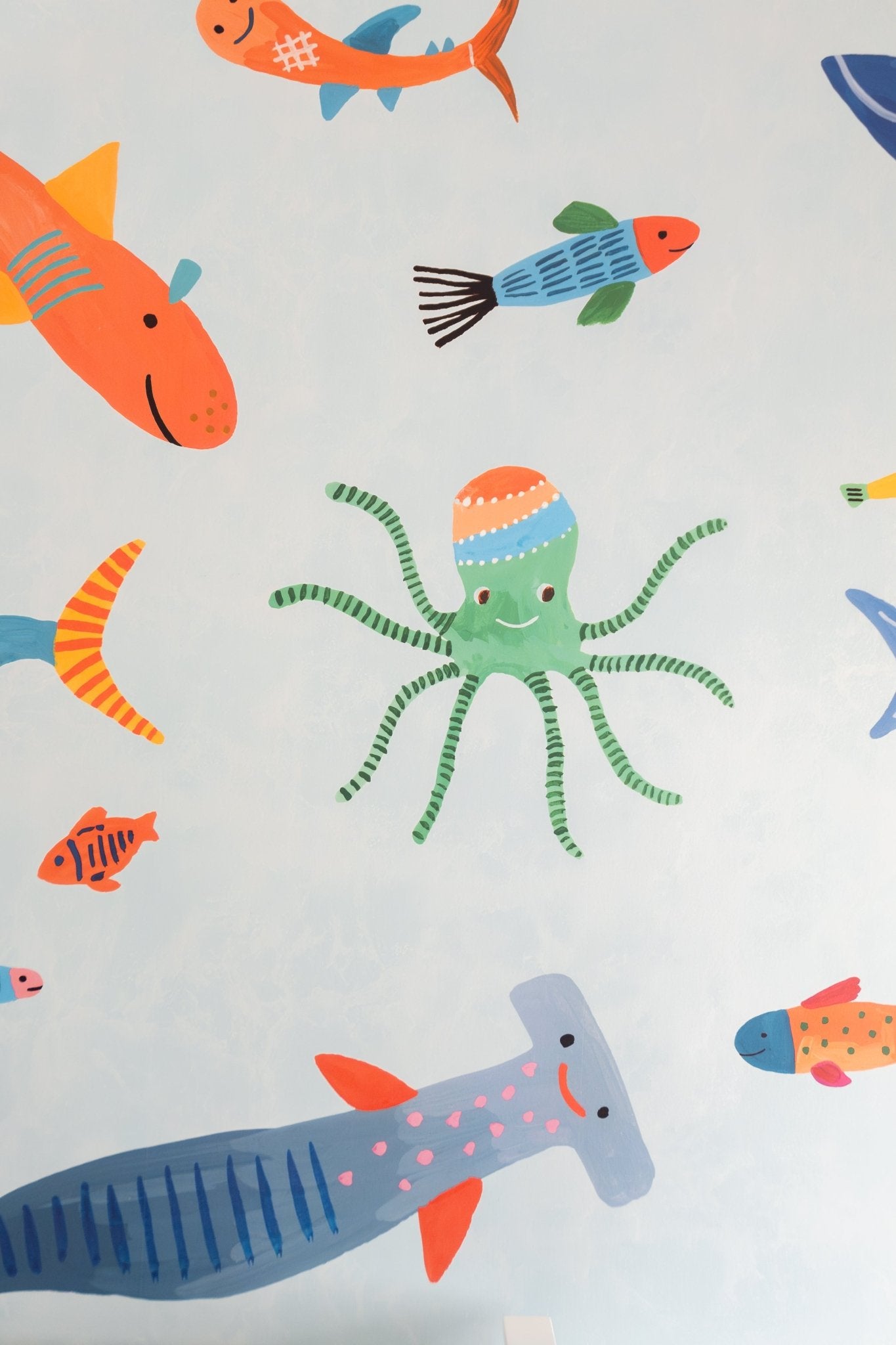 Wall Panel - Sharks Underwater - MOOUI Barcelona