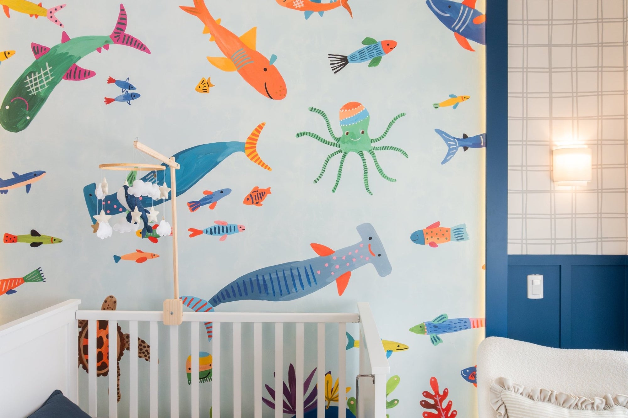 Wall Panel - Sharks Underwater - MOOUI Barcelona