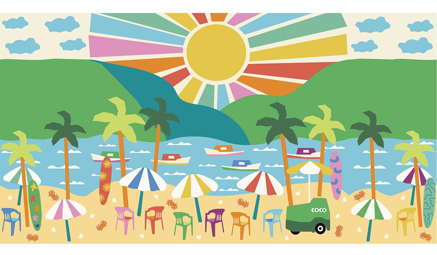 Wall Panel - Summer Vacation - MOOUI BRASIL SL