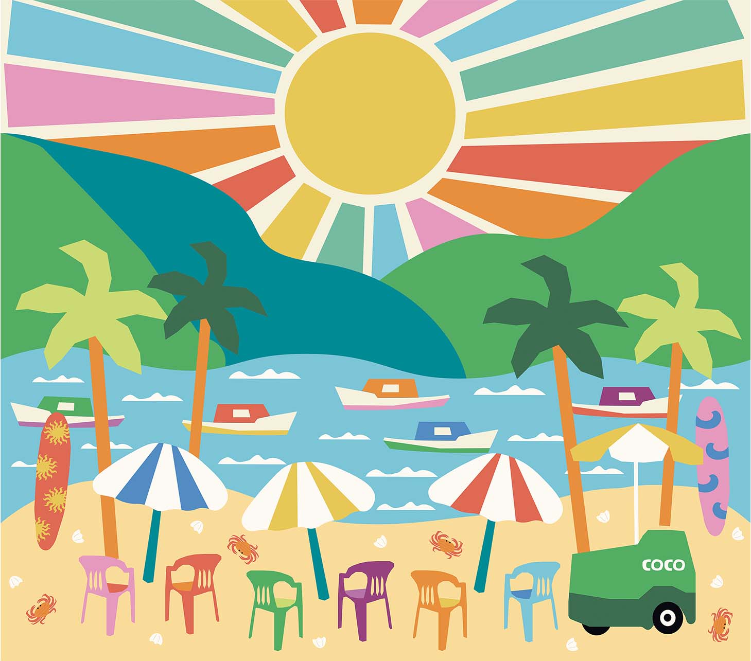 Wall Panel - Summer Vacation - MOOUI BRASIL SL