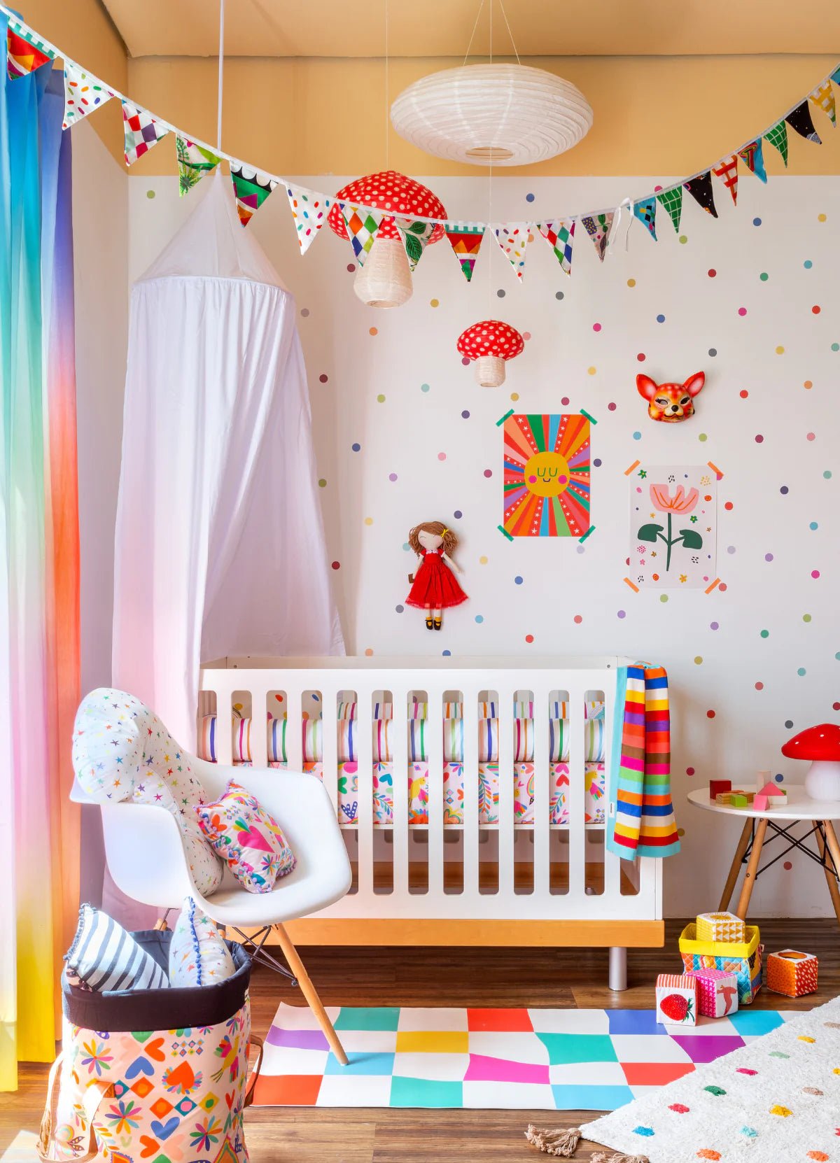 Wall Sticker - Mini Soft Colored Confetti - MOOUI Barcelona