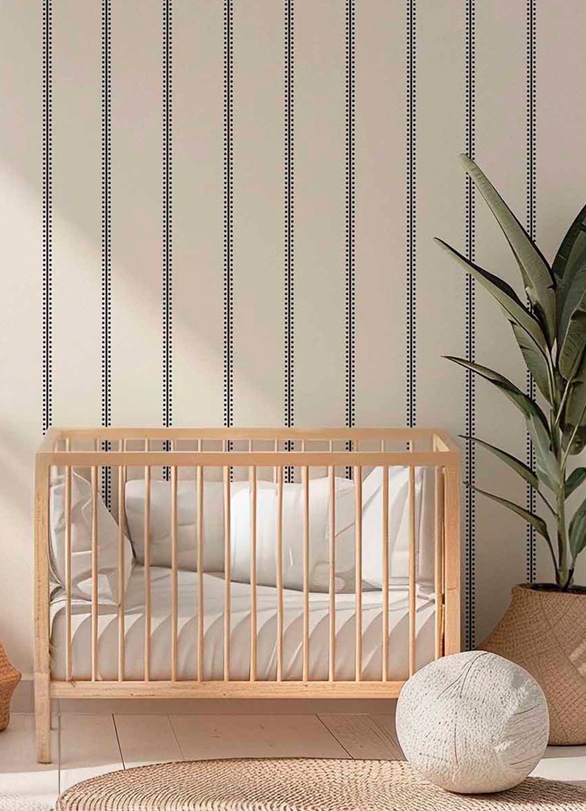 Wallpaper - Black Dots & Stripes - MOOUI BRASIL SL