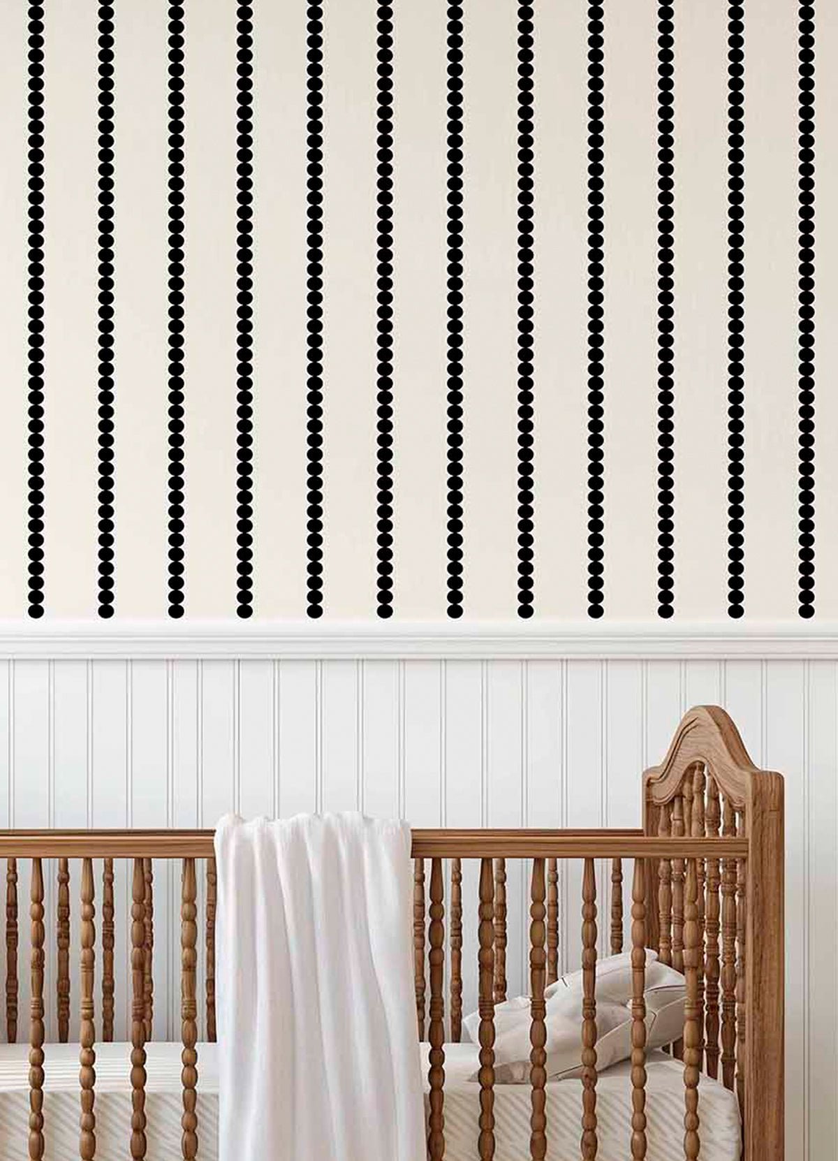 Wallpaper - Black Ornamental Stripes - MOOUI BRASIL SL
