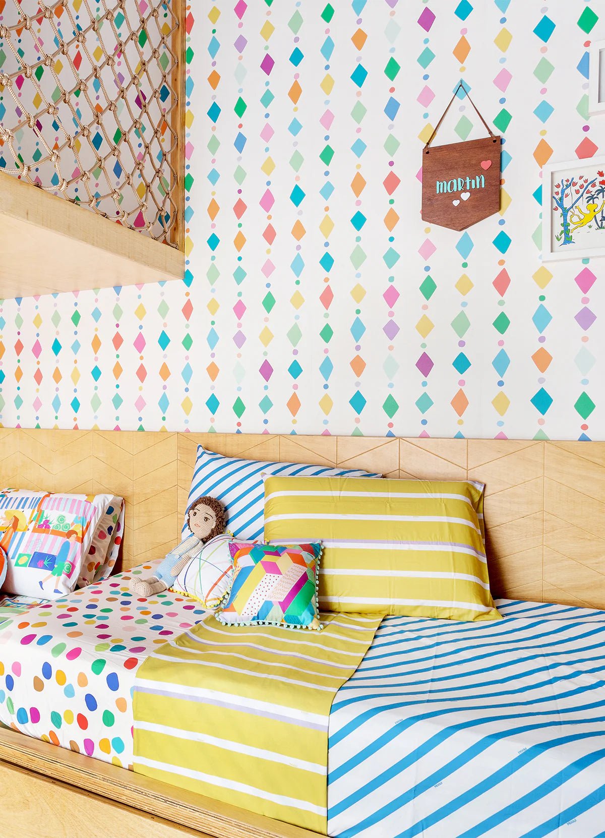 Wallpaper - Circus Harlequin - MOOUI Barcelona