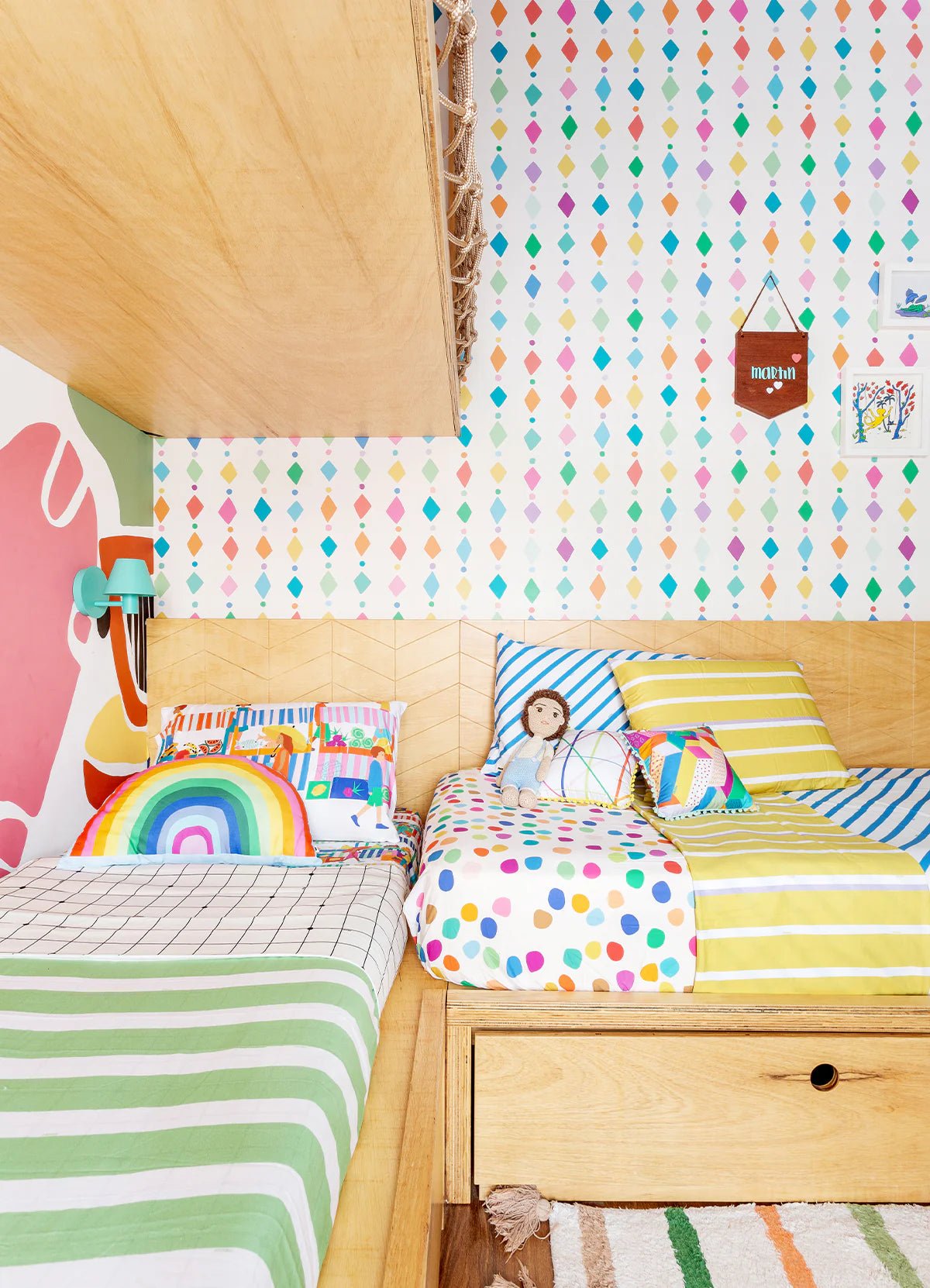 Wallpaper - Circus Harlequin - MOOUI Barcelona