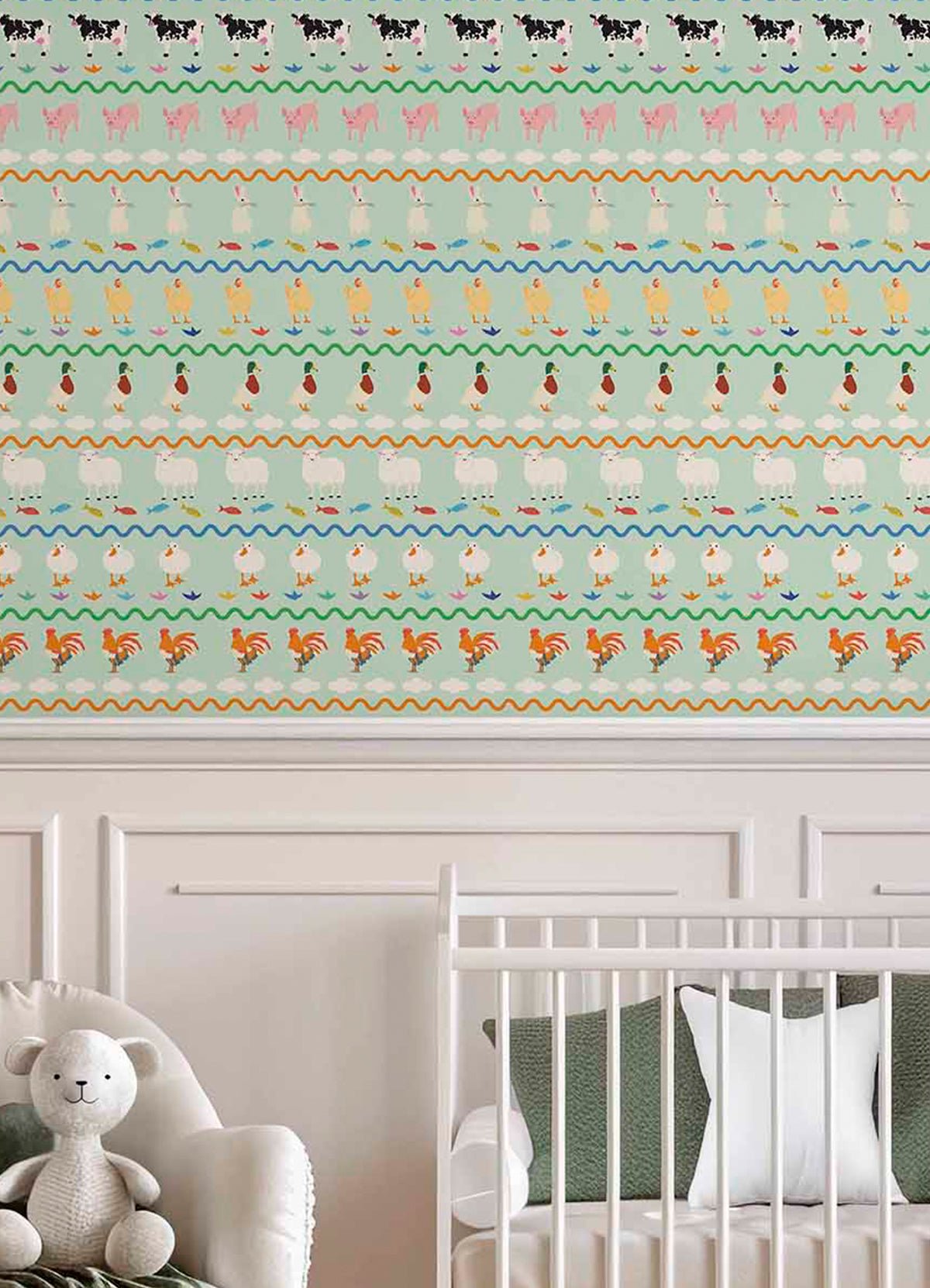 Wallpaper - Farm Friends Cardigan - MOOUI BRASIL SL